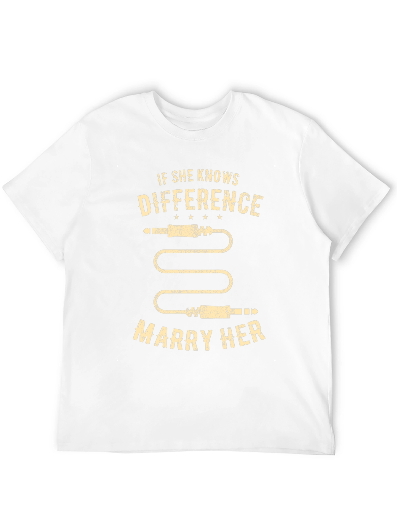 If She Knows The Difference Marry Her Black T-Shirt