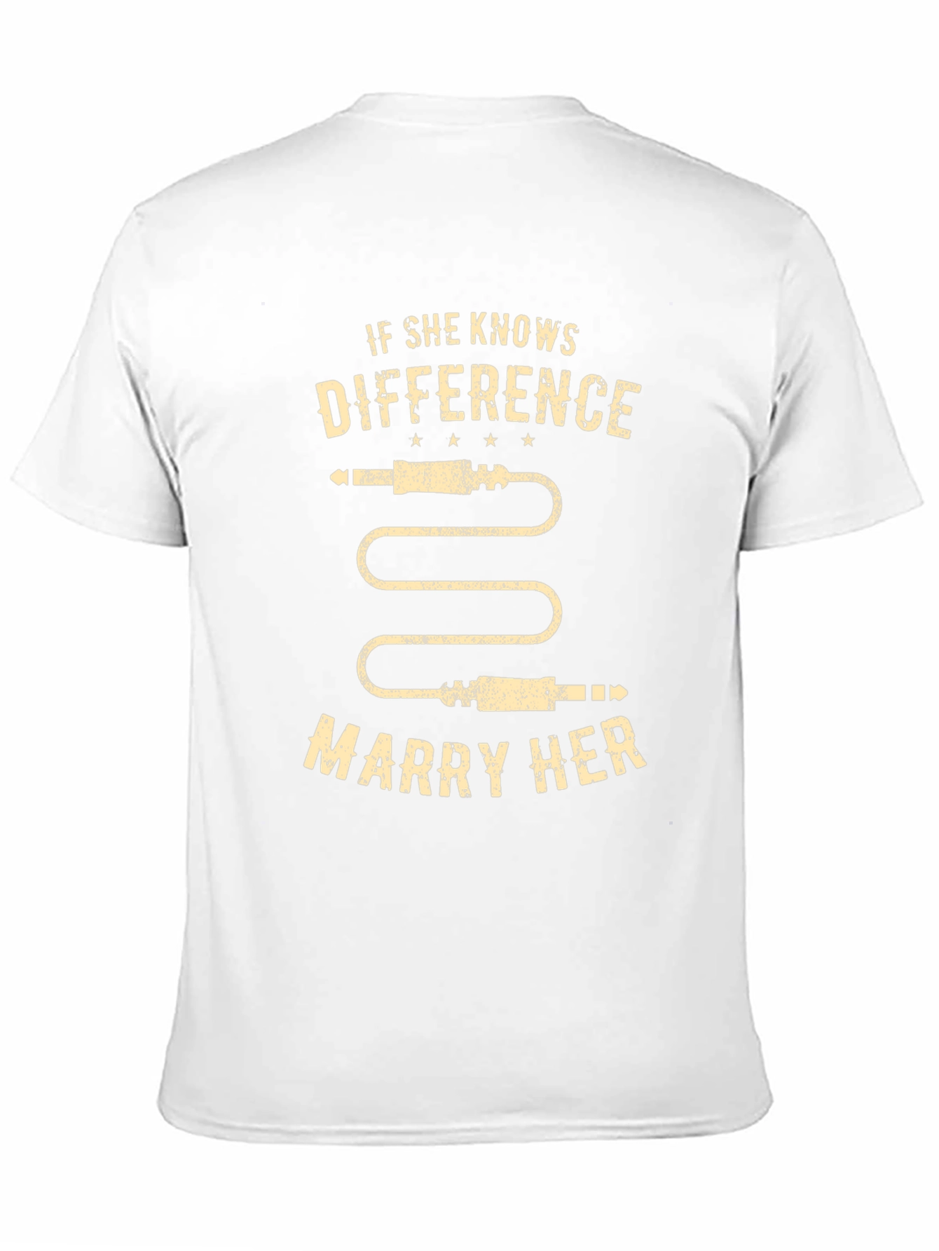 If She Knows The Difference Marry Her Black T-Shirt