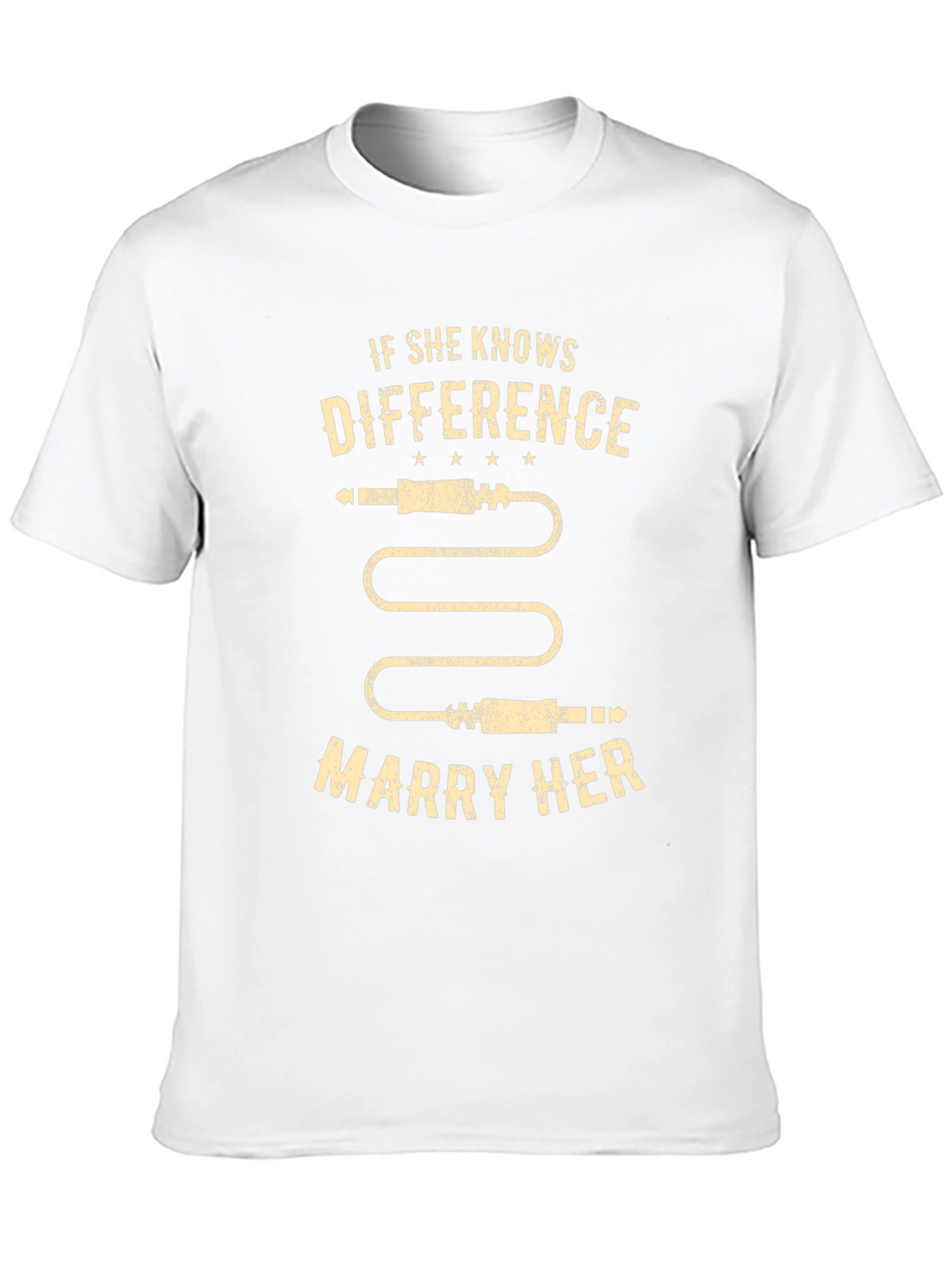 If She Knows The Difference Marry Her Black T-Shirt