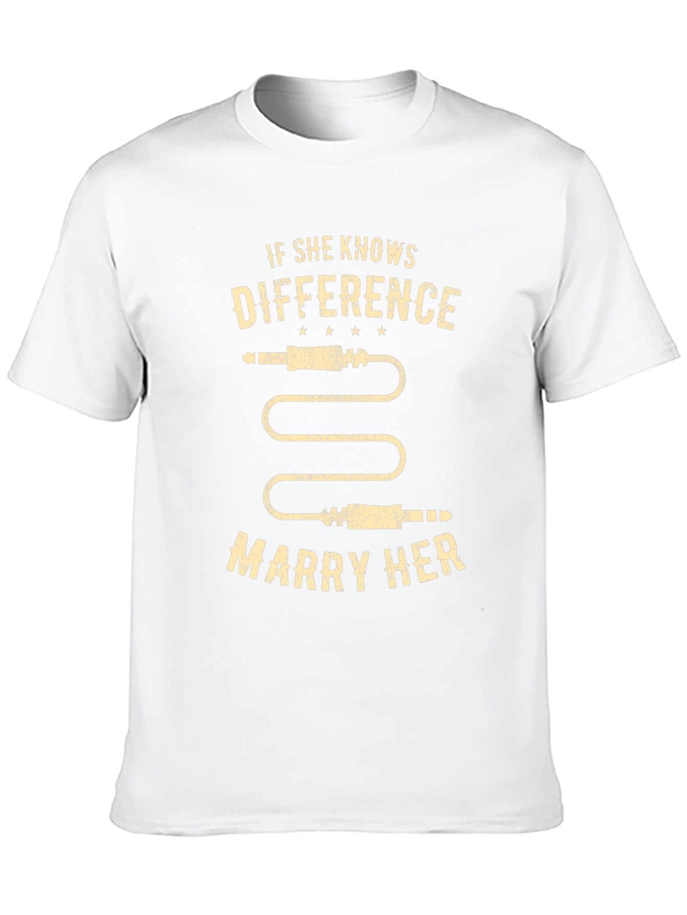If She Knows The Difference Marry Her Black T-Shirt