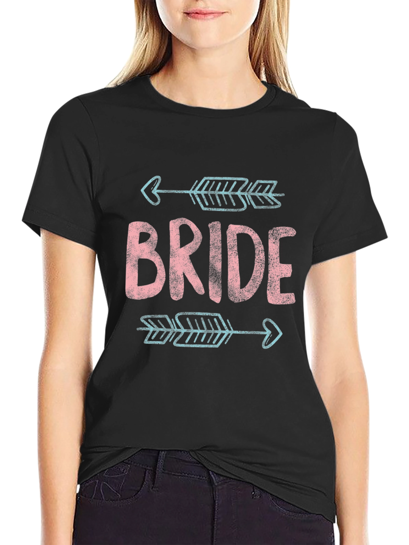 Bride Arrow Graphic Tee - Bachelorette Party Shirt