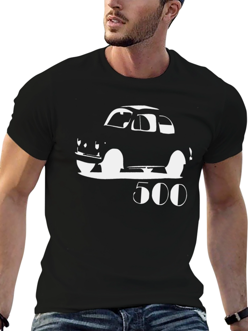 Classic Car 500 Graphic Tee - Black