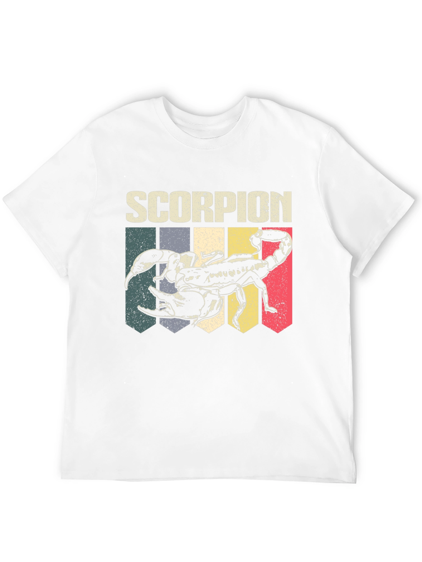 Retro Scorpion Graphic Tee - Black