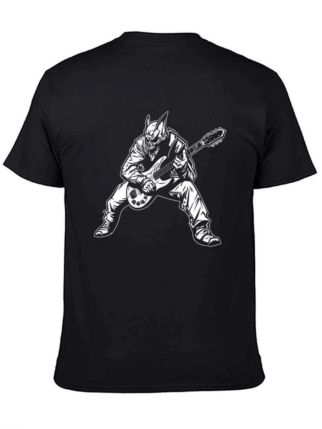 Edgy Guitarist Graphic Tee - Rocker T-Shirt