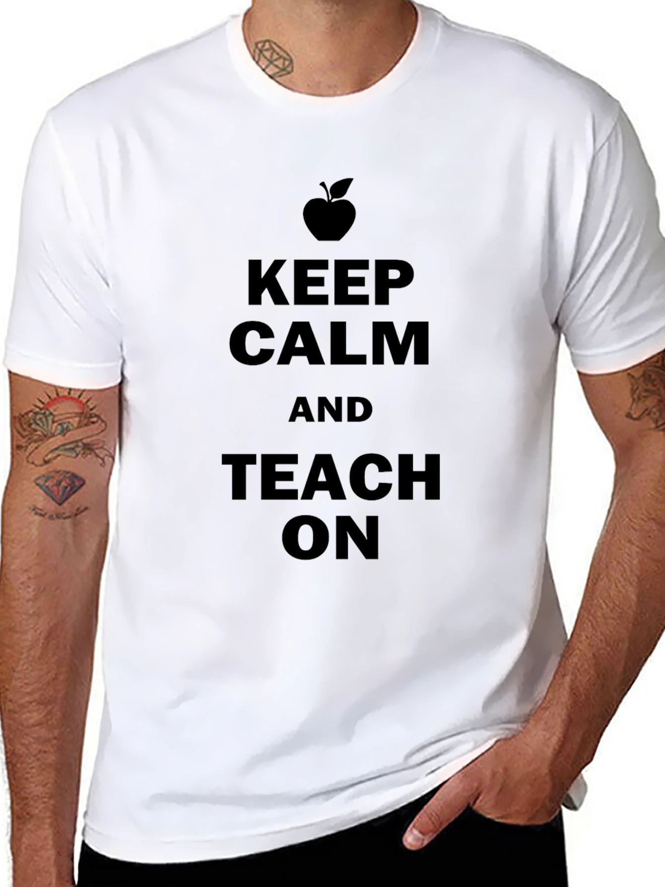 Keep Calm and Teach On T-Shirt