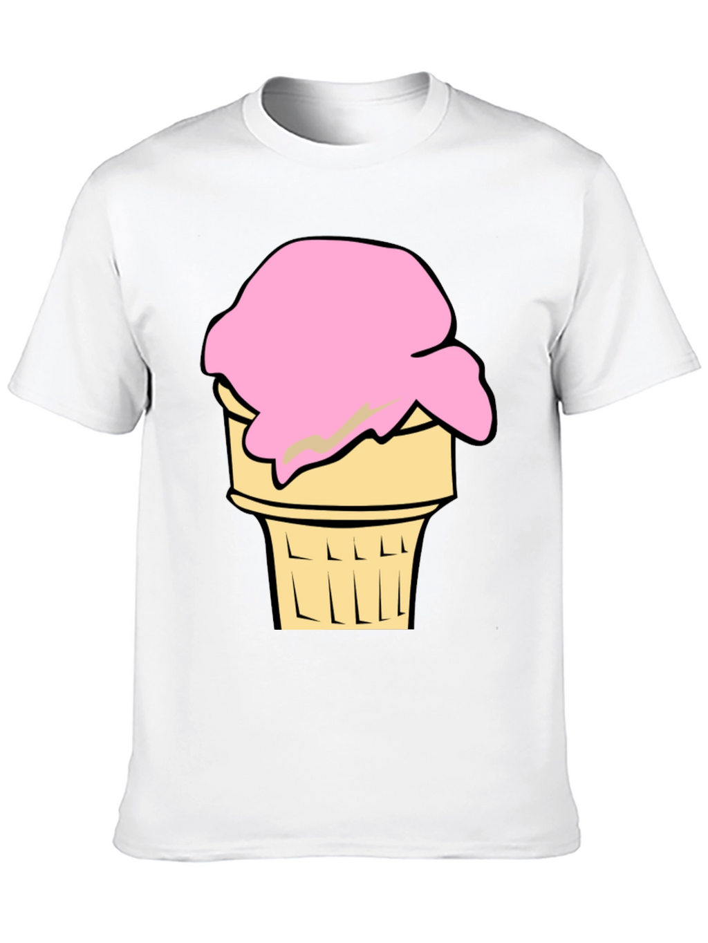 Ice Cream Cone Graphic Tee - Cool Summer Style