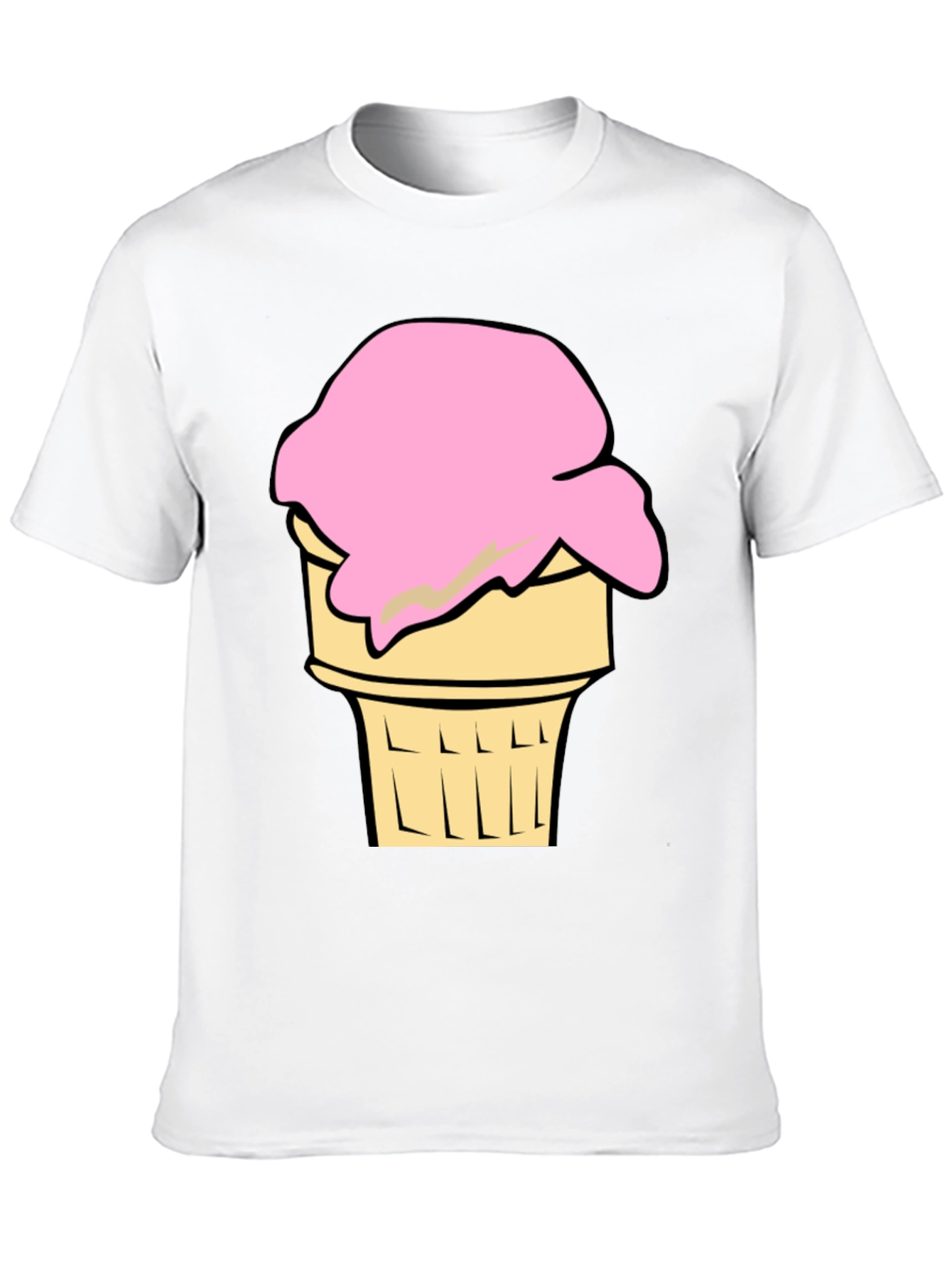 Ice Cream Cone Graphic Tee - Cool Summer Style
