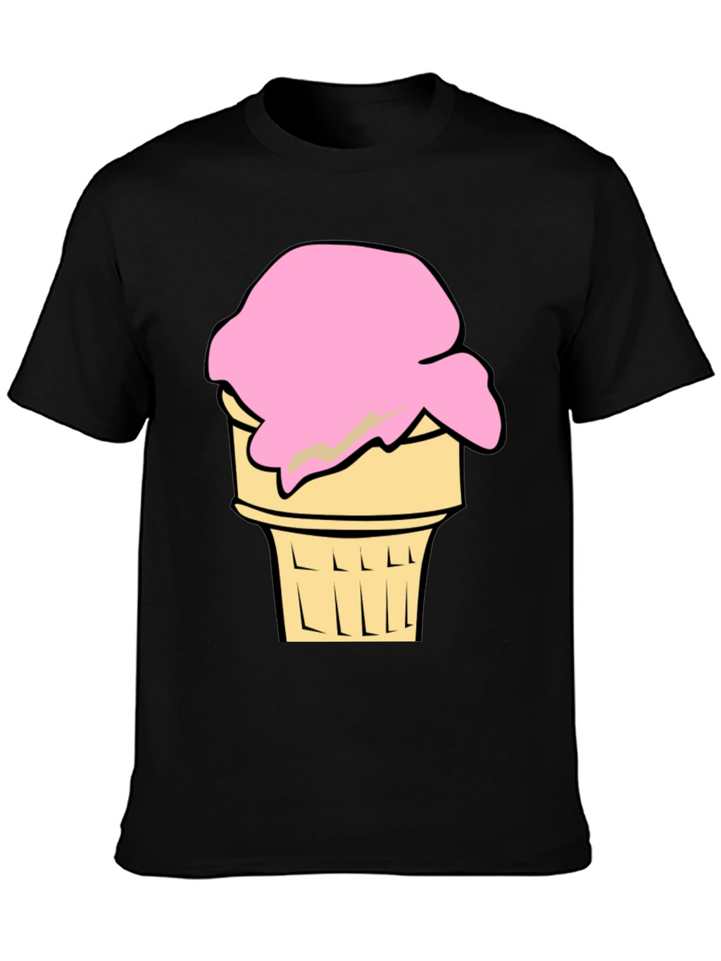 Ice Cream Cone Graphic Tee - Cool Summer Style