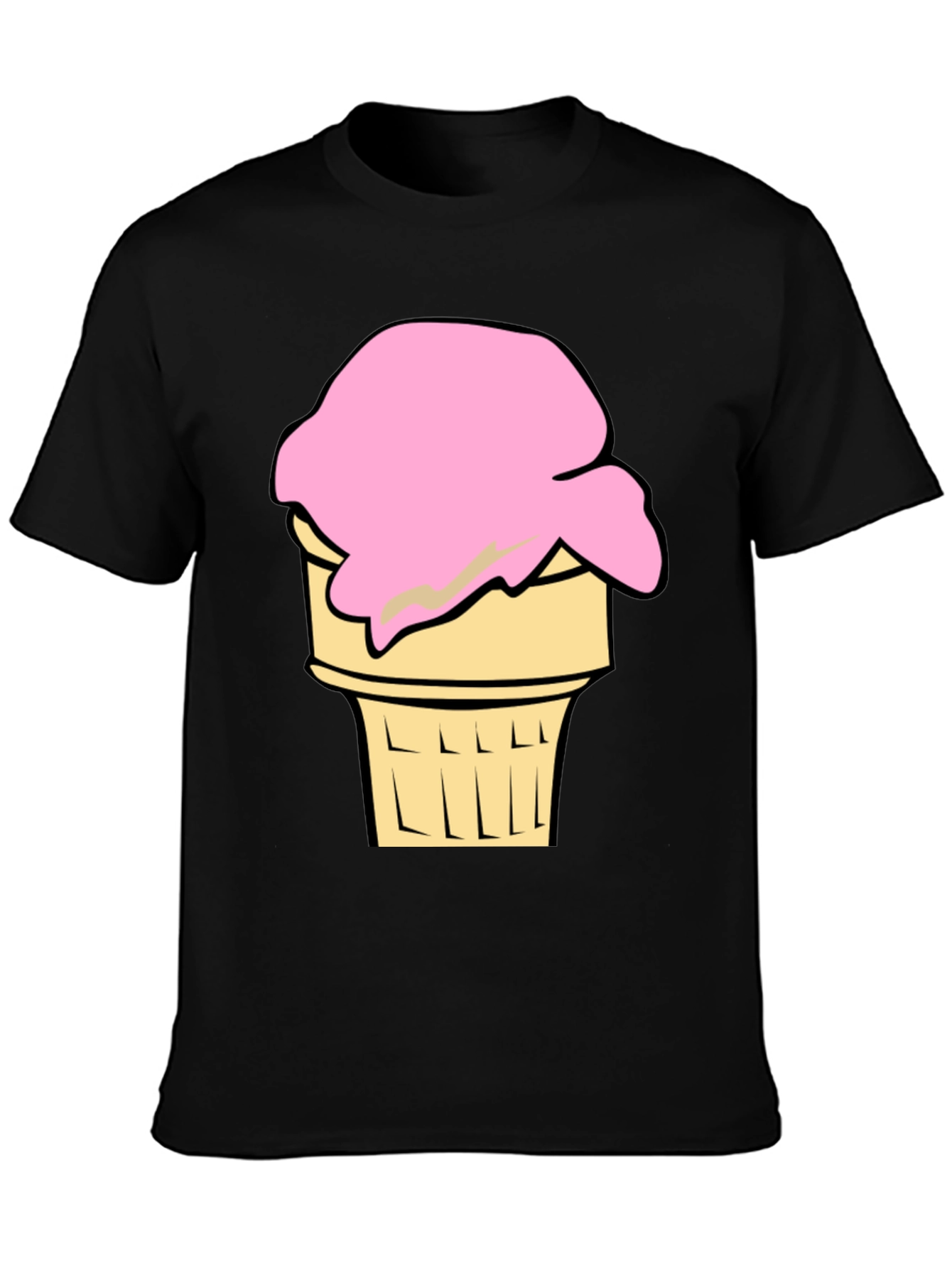 Ice Cream Cone Graphic Tee - Cool Summer Style