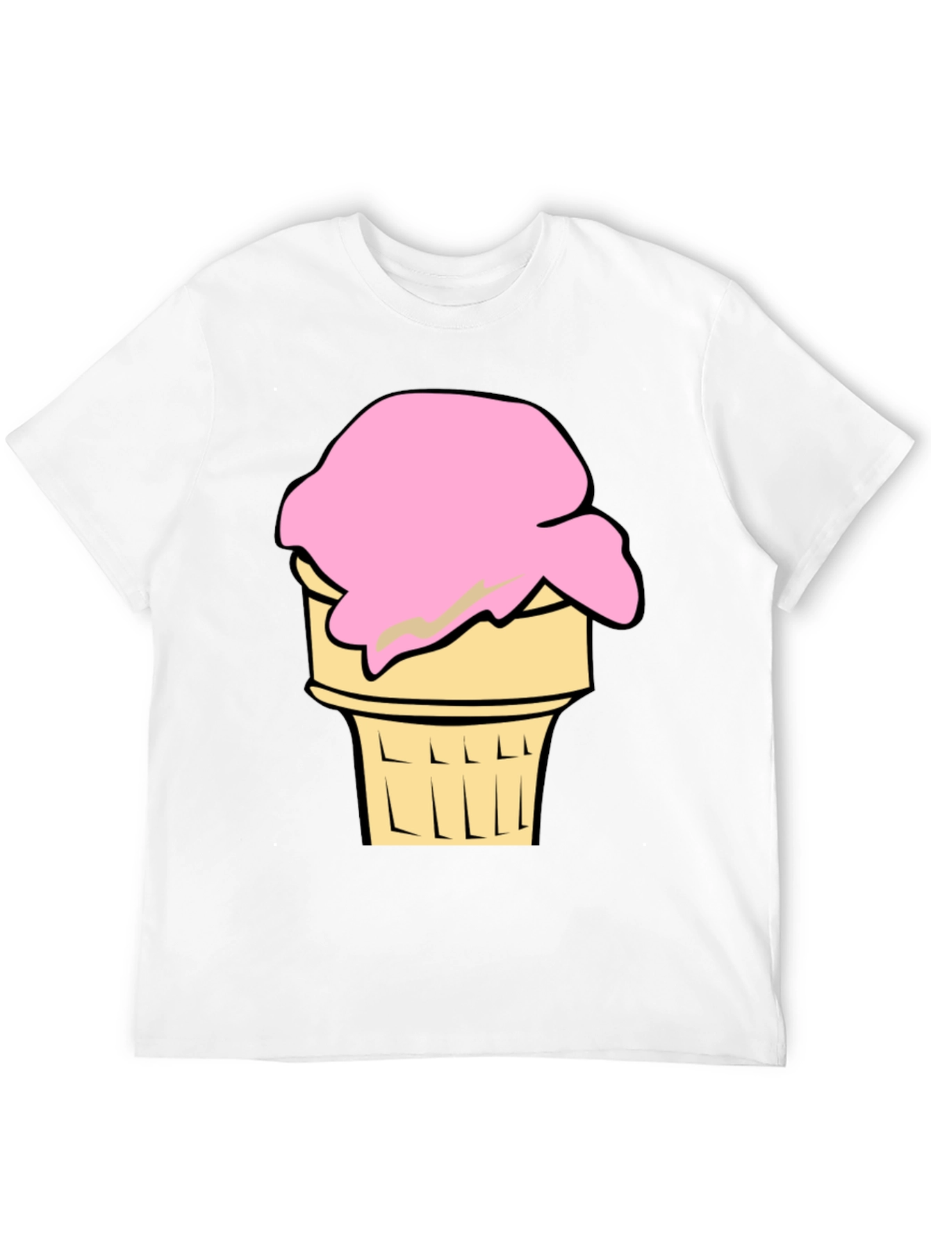 Ice Cream Cone Graphic Tee - Cool Summer Style