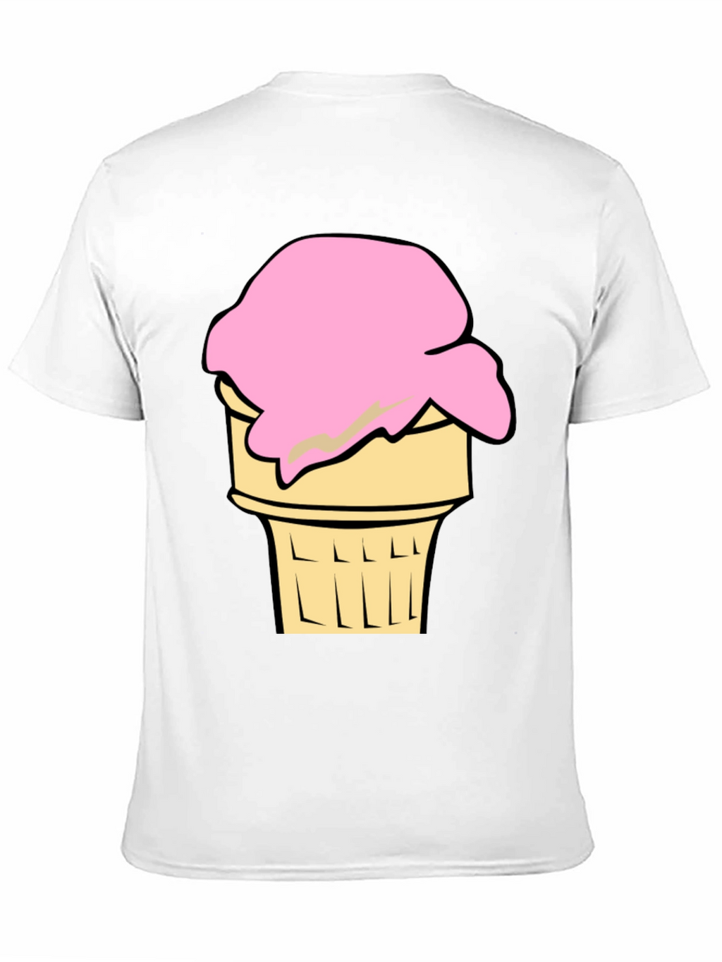 Ice Cream Cone Graphic Tee - Cool Summer Style