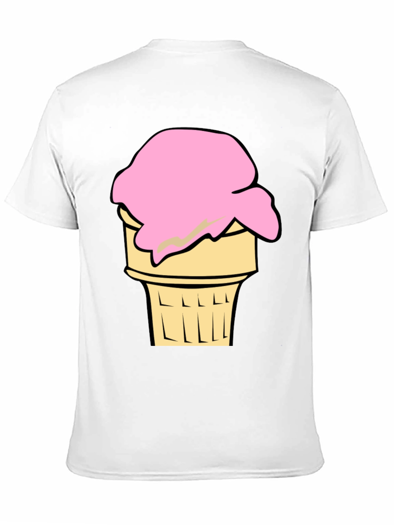 Ice Cream Cone Graphic Tee - Cool Summer Style