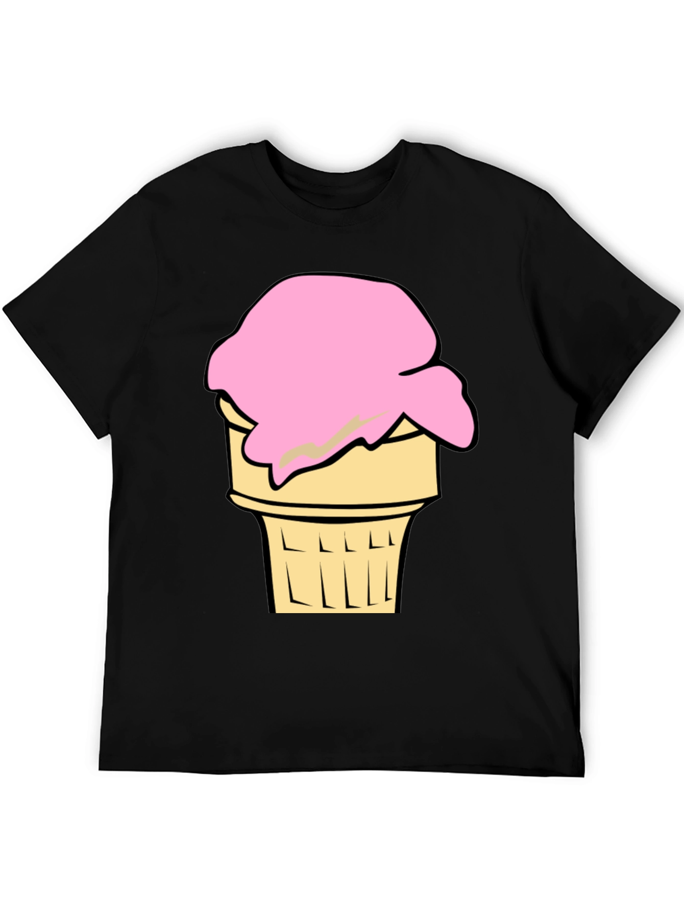 Ice Cream Cone Graphic Tee - Cool Summer Style