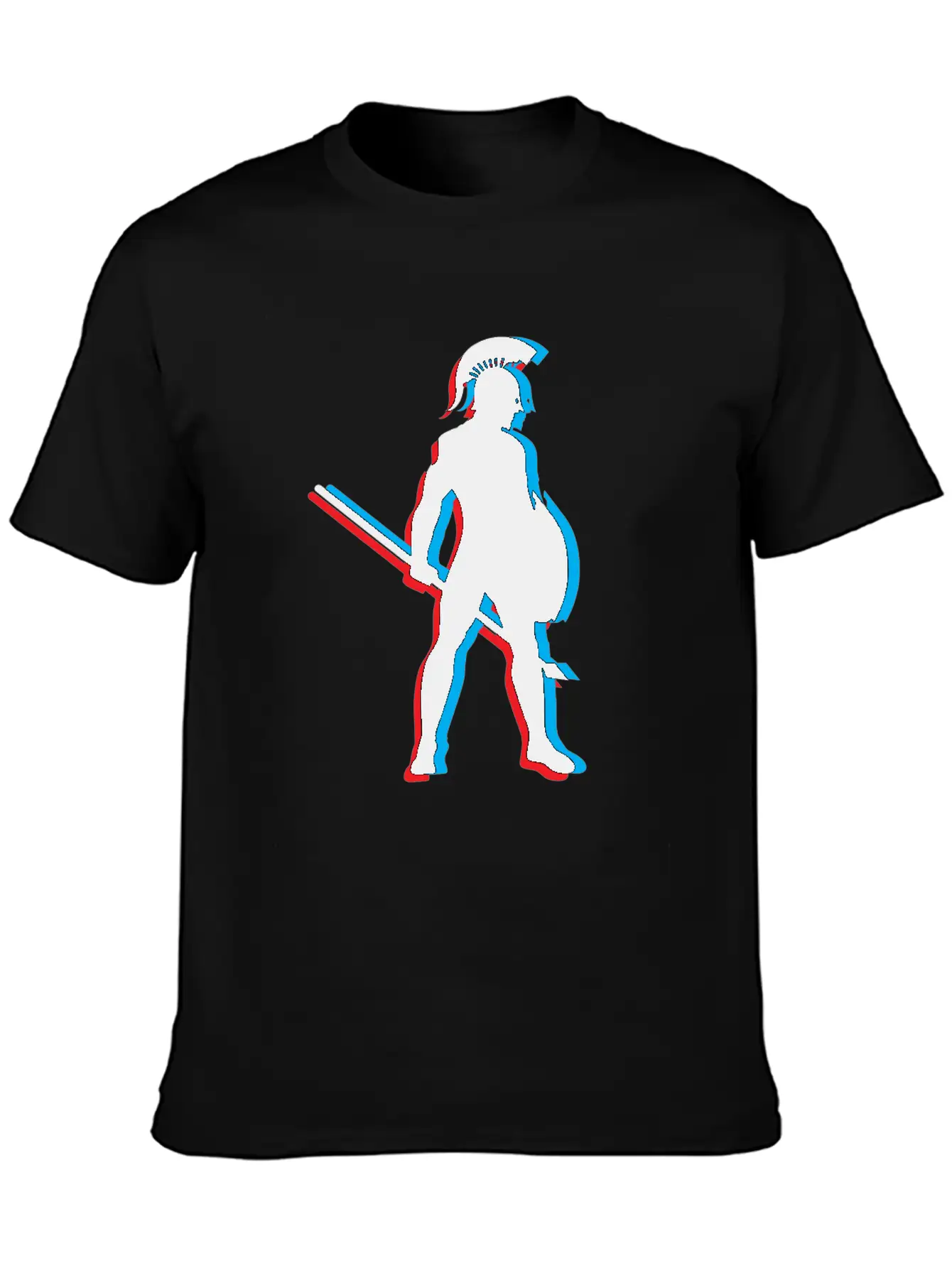 3D Gladiator Fighting Unisex Short Sleeve Soft Cotton T-Shirt – Casual Everyday Wear