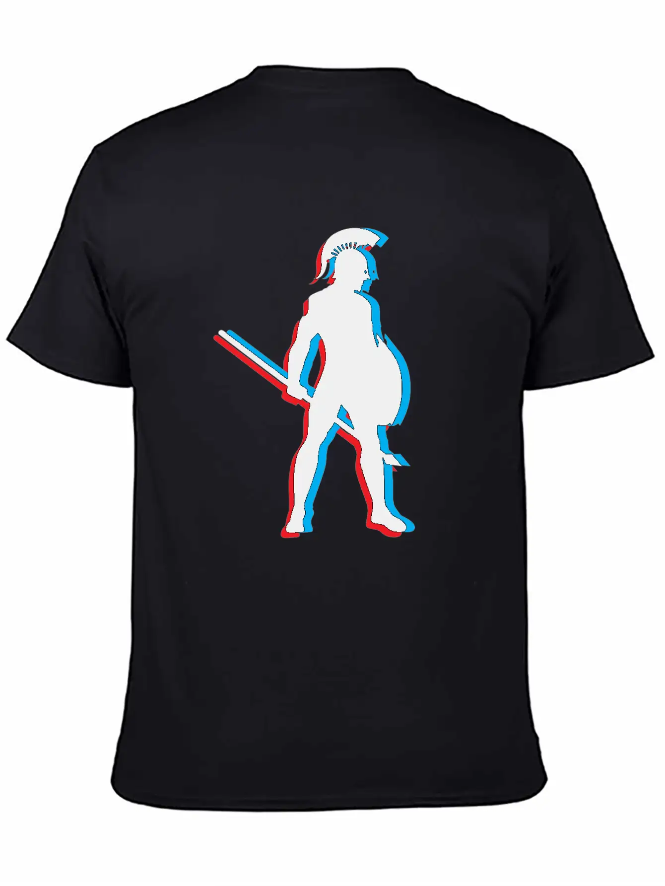 3D Gladiator Fighting Unisex Short Sleeve Soft Cotton T-Shirt – Casual Everyday Wear