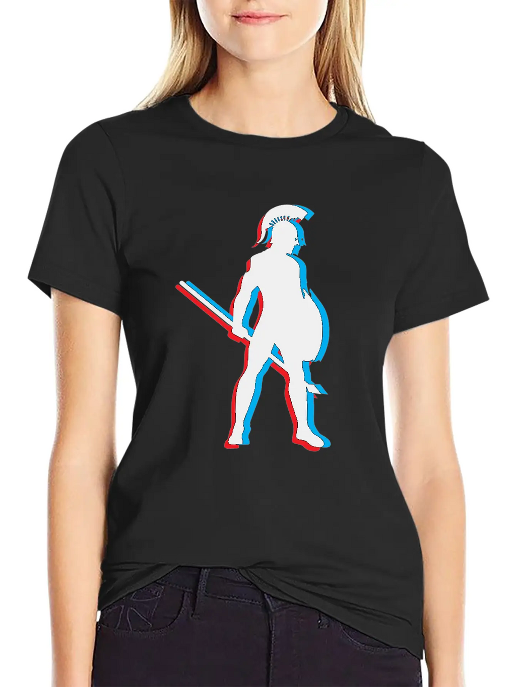 3D Gladiator Fighting Unisex Short Sleeve Soft Cotton T-Shirt – Casual Everyday Wear