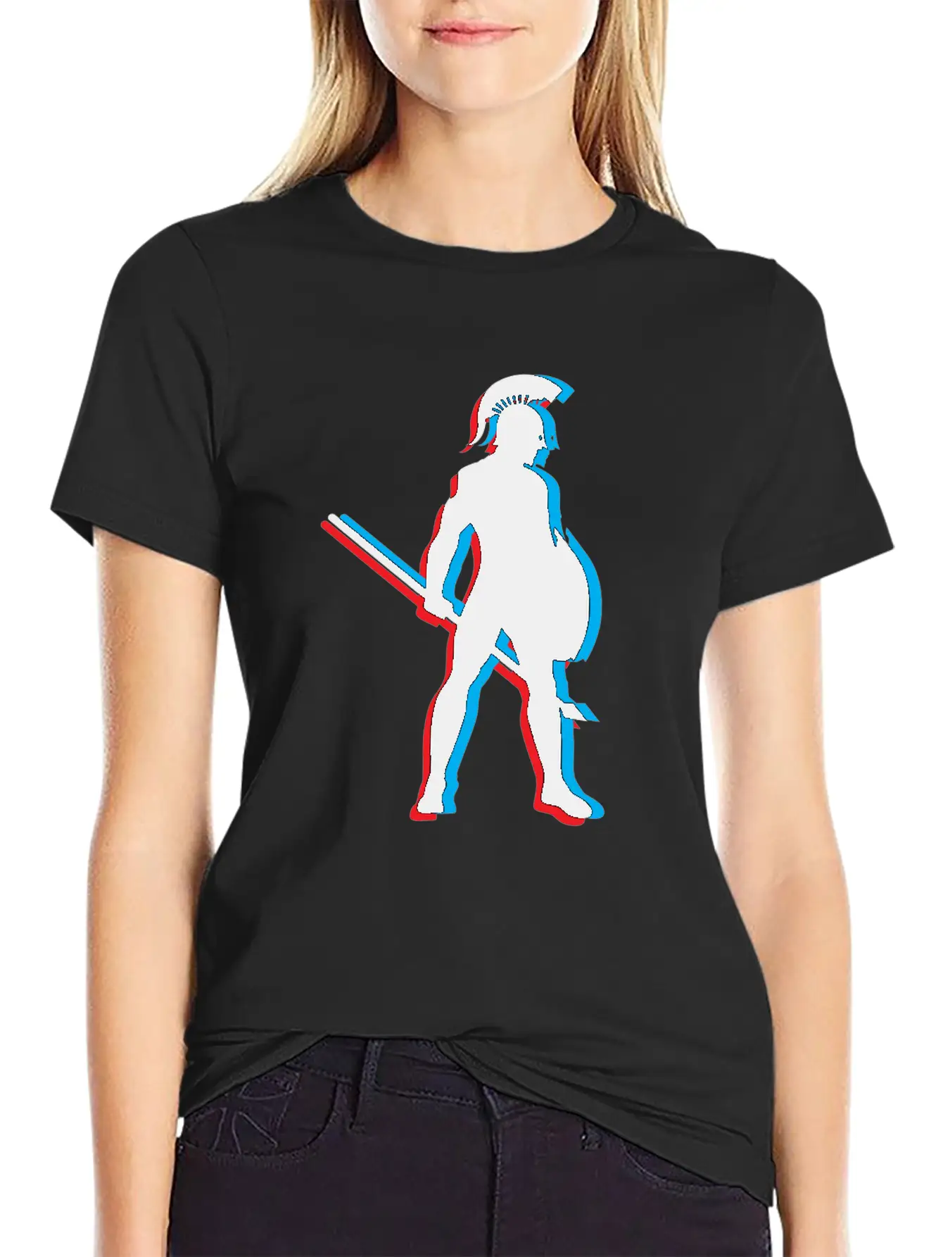 3D Gladiator Fighting Unisex Short Sleeve Soft Cotton T-Shirt – Casual Everyday Wear