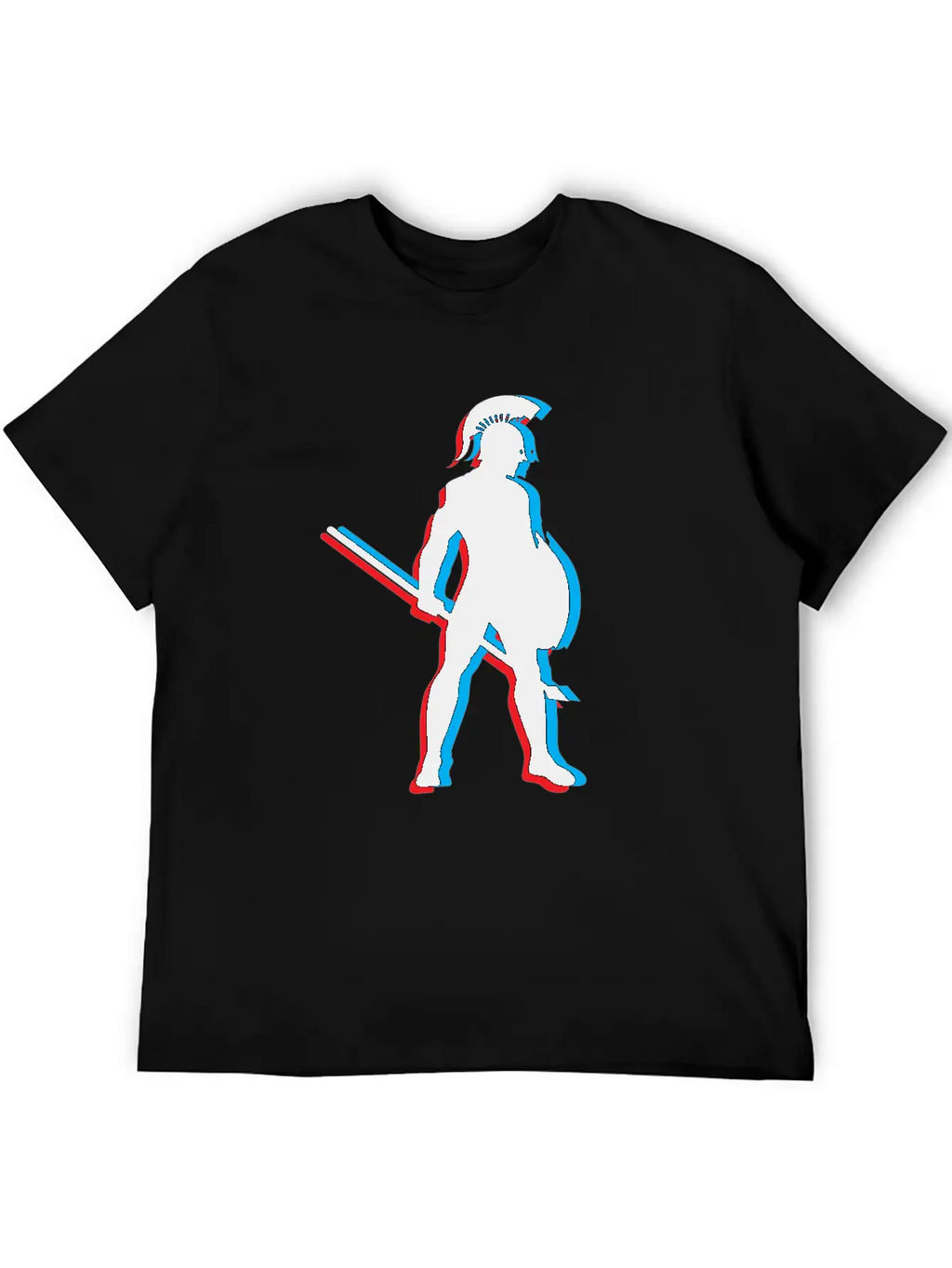 3D Gladiator Fighting Unisex Short Sleeve Soft Cotton T-Shirt – Casual Everyday Wear