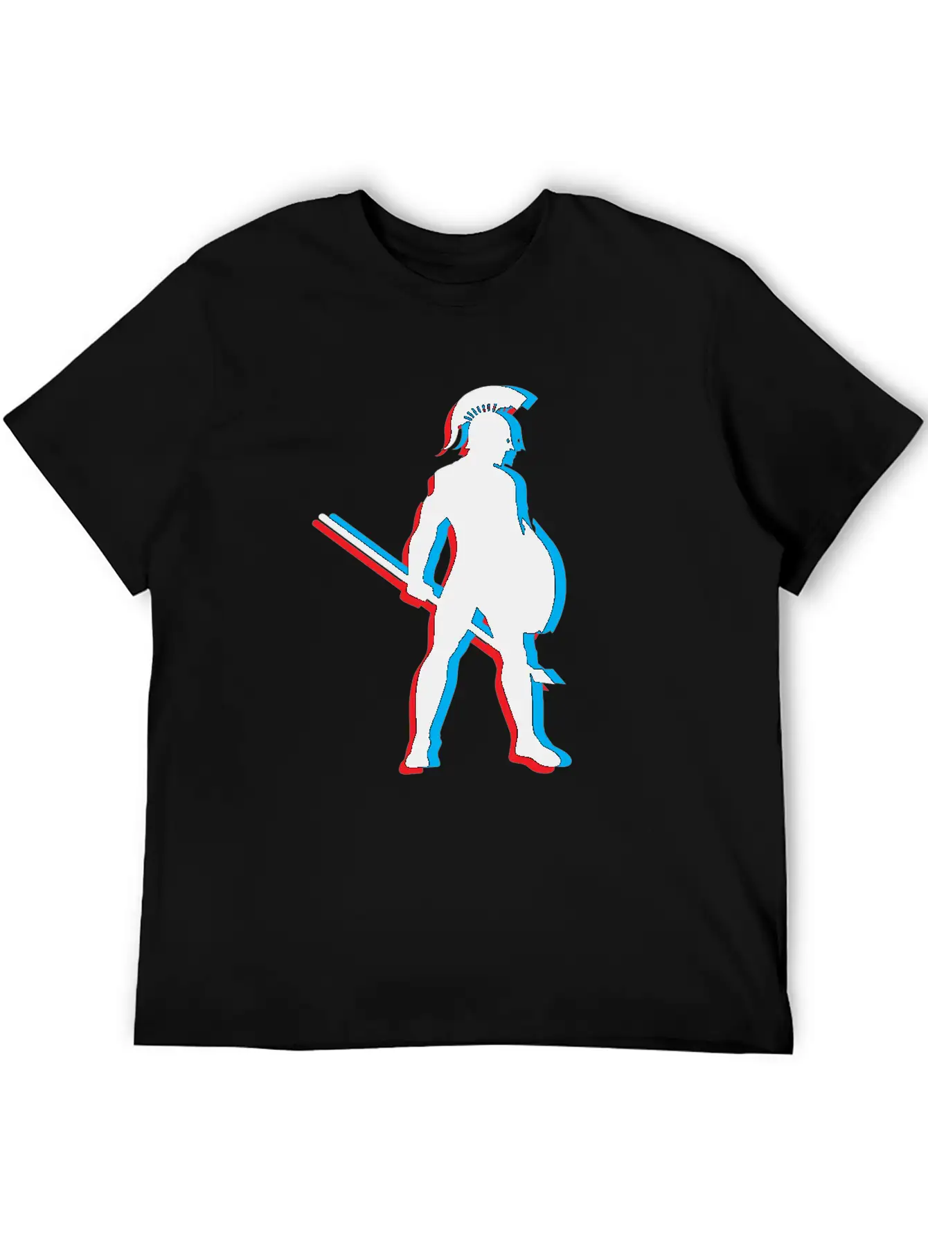 3D Gladiator Fighting Unisex Short Sleeve Soft Cotton T-Shirt – Casual Everyday Wear