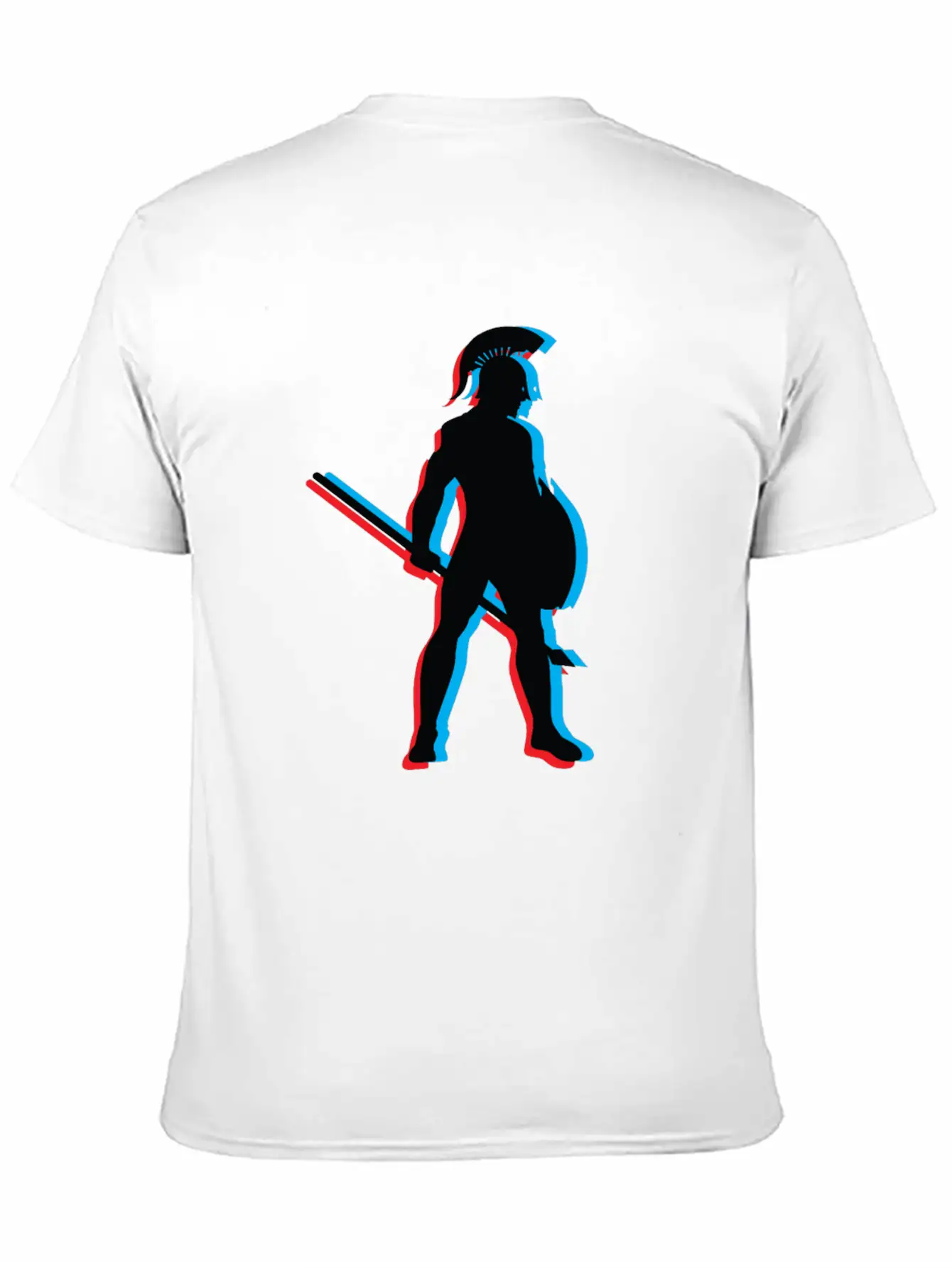 3D Gladiator Fighting Unisex Short Sleeve Soft Cotton T-Shirt – Casual Everyday Wear
