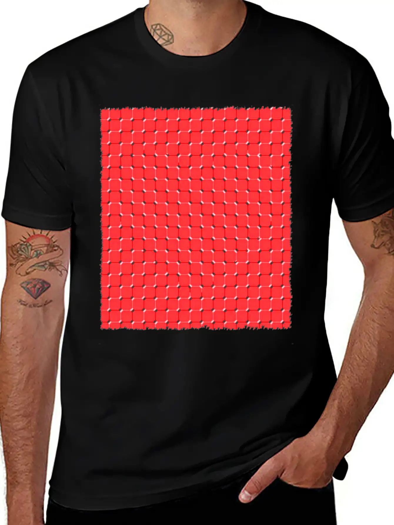 3d Heart Stylish Everyday T-Shirt – Unisex Basic Cotton Tee