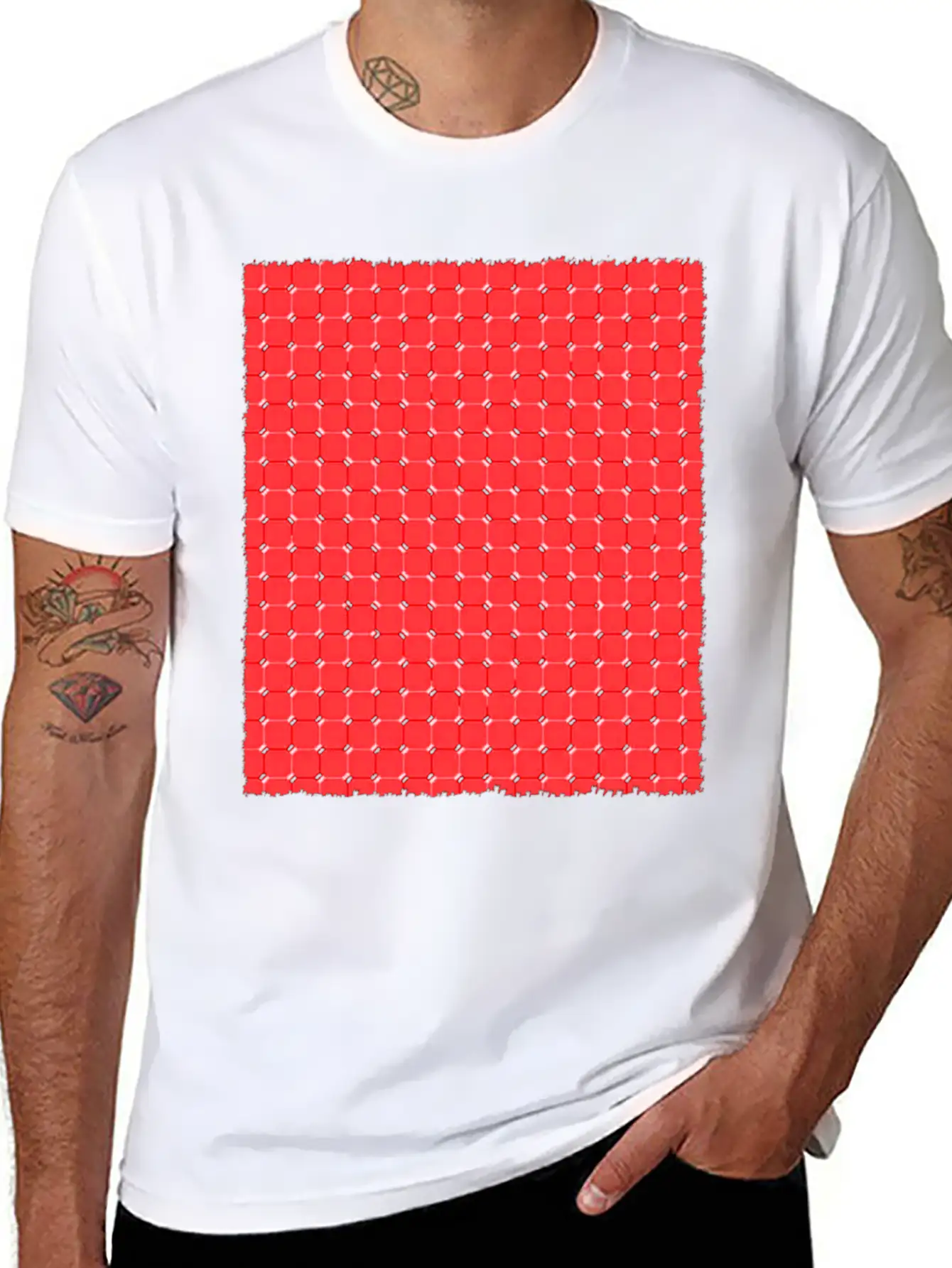 3d Heart Stylish Everyday T-Shirt – Unisex Basic Cotton Tee