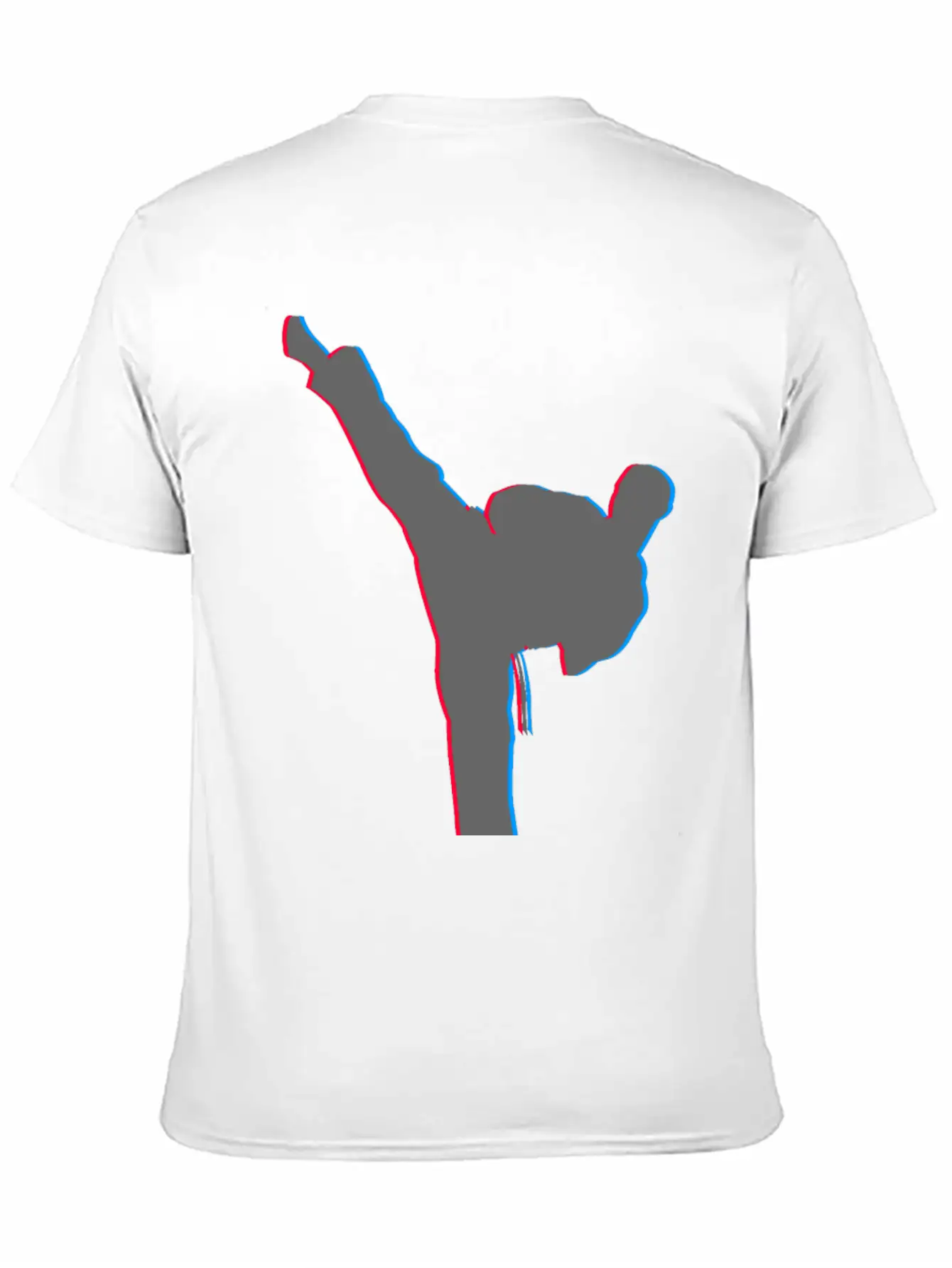 3D Karate Kick Kung Fu Unisex Casual T-Shirt – Clean Design For Daily Comfort