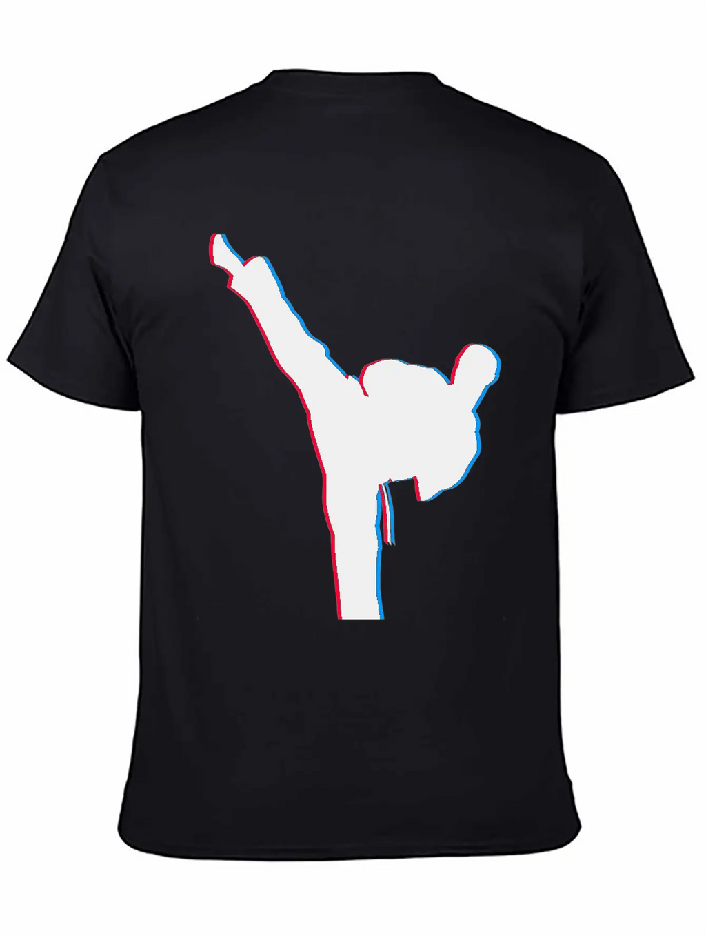3D Karate Kick Kung Fu Unisex Casual T-Shirt – Clean Design For Daily Comfort