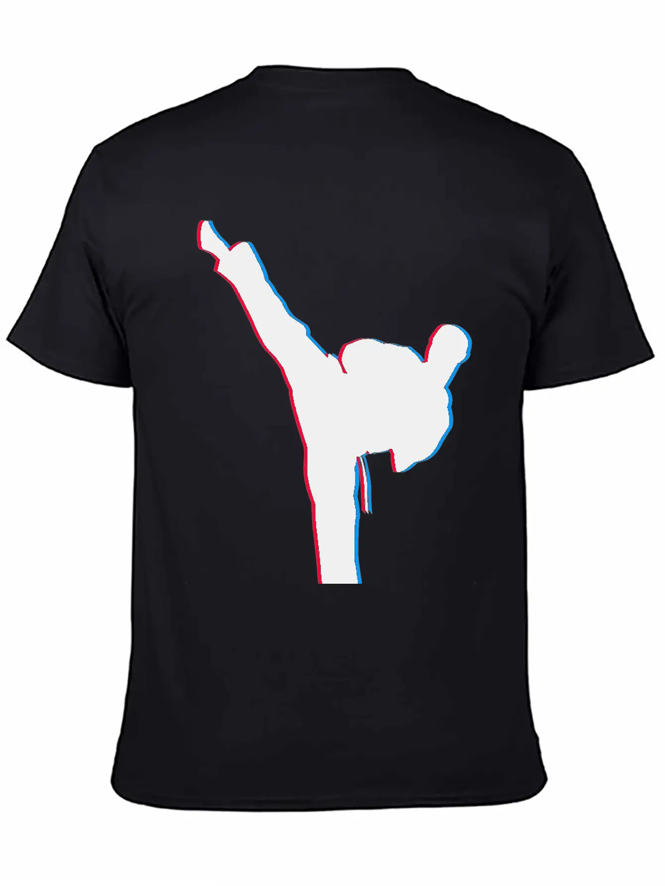 3D Karate Kick Kung Fu Unisex Casual T-Shirt – Clean Design For Daily Comfort