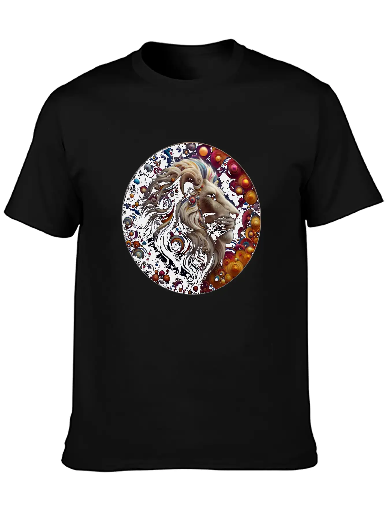 3D Lion's Den Casual Graphic T-Shirt – Simple And Comfortable Daily Wear