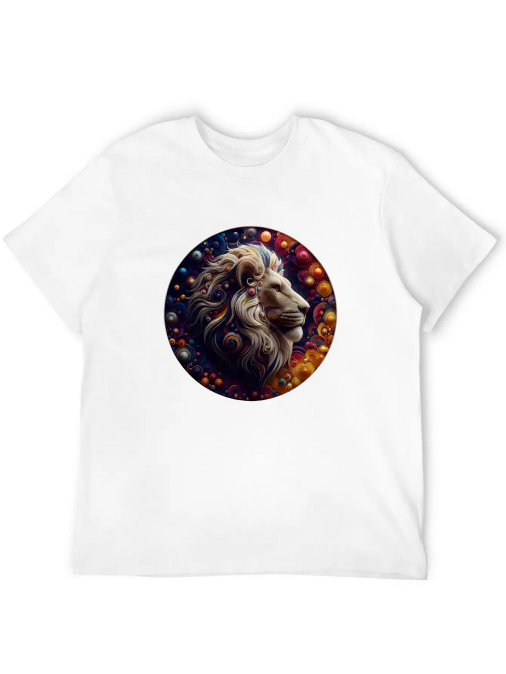 3D Lion's Den Casual Graphic T-Shirt – Simple And Comfortable Daily Wear