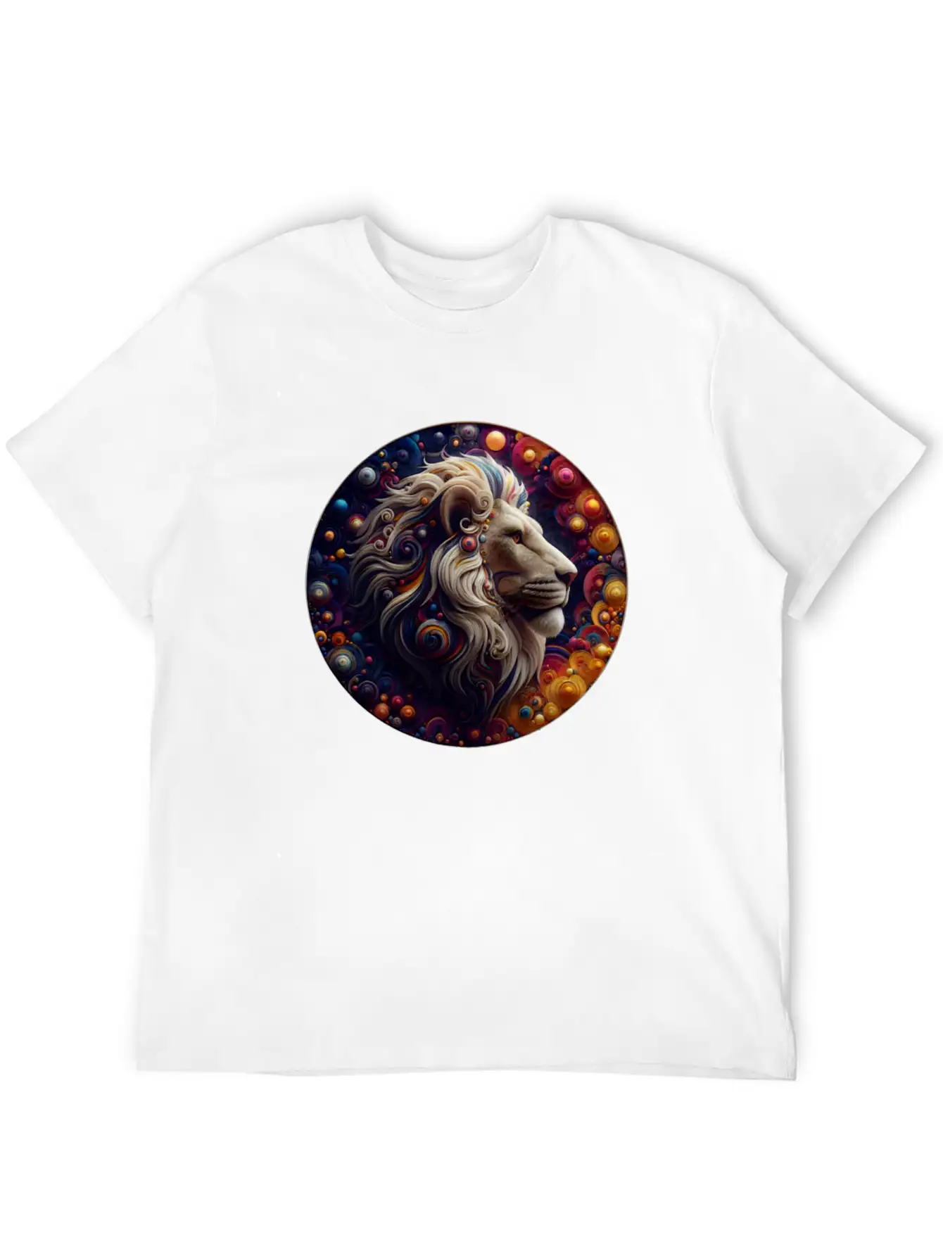 3D Lion's Den Casual Graphic T-Shirt – Simple And Comfortable Daily Wear