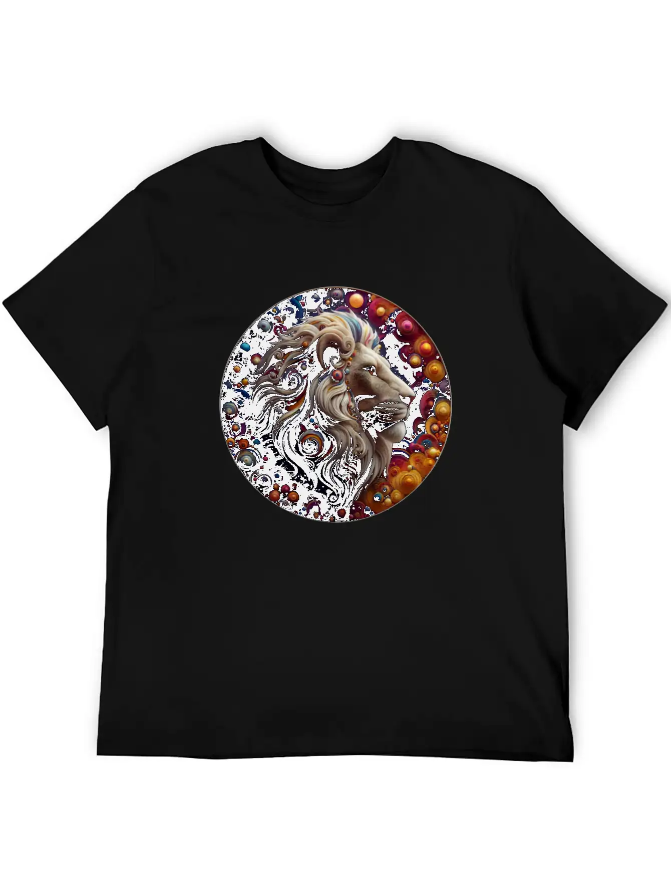 3D Lion's Den Casual Graphic T-Shirt – Simple And Comfortable Daily Wear