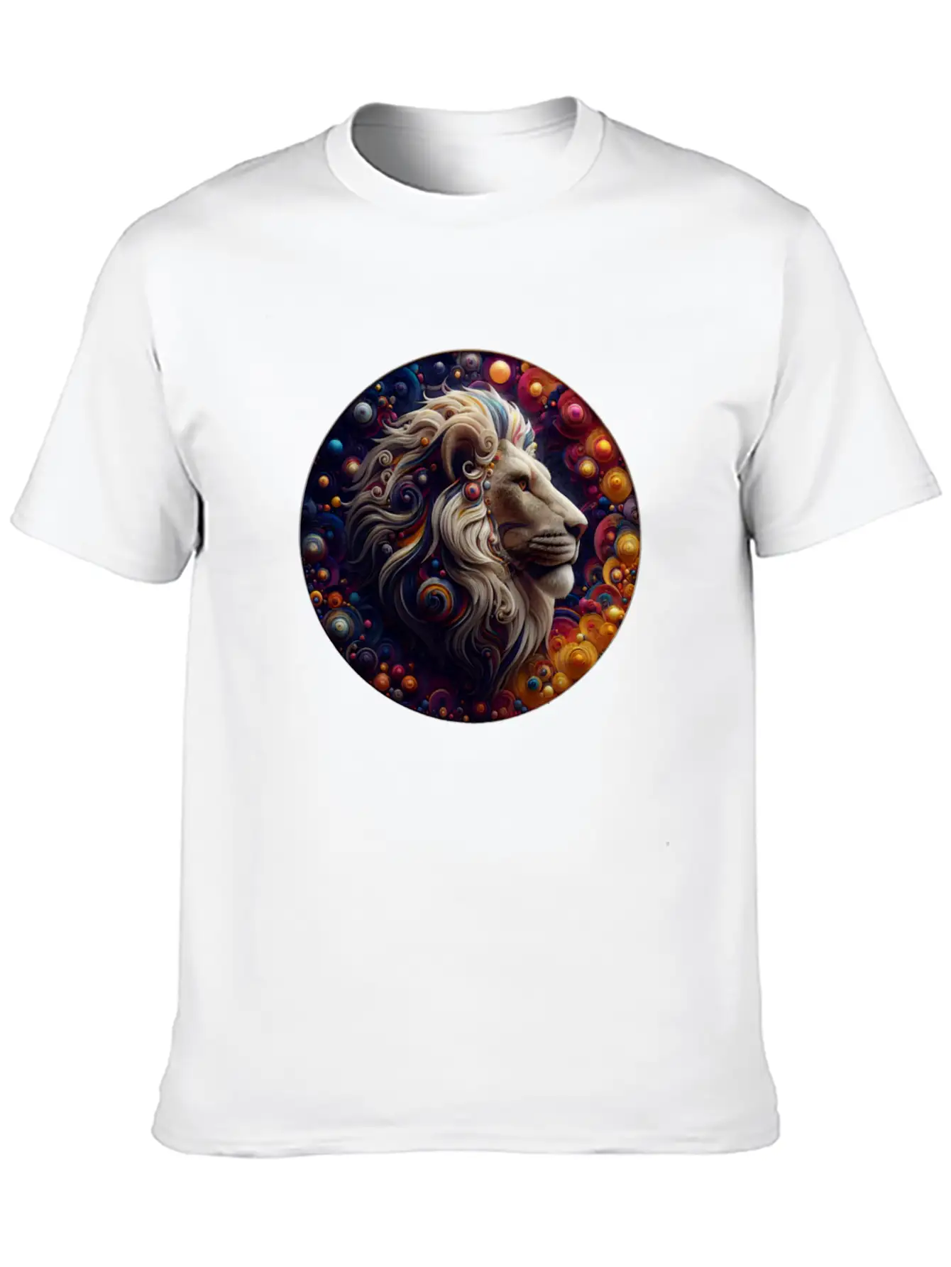 3D Lion's Den Casual Graphic T-Shirt – Simple And Comfortable Daily Wear