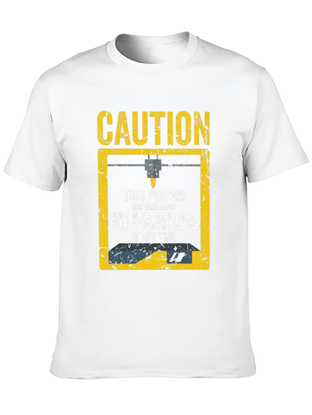 3D Printer - Talk About 3d Printing Casual Graphic T-Shirt – Simple And Comfortable Daily Wear