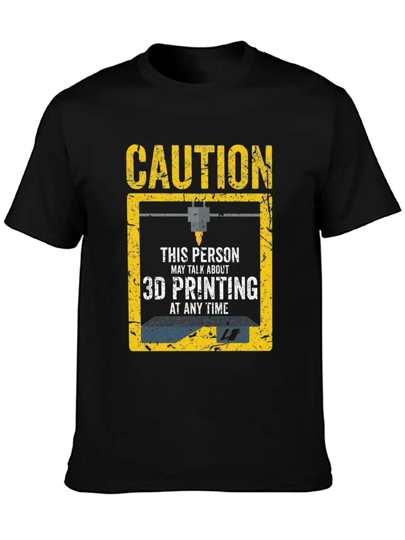 3D Printer - Talk About 3d Printing Casual Graphic T-Shirt – Simple And Comfortable Daily Wear