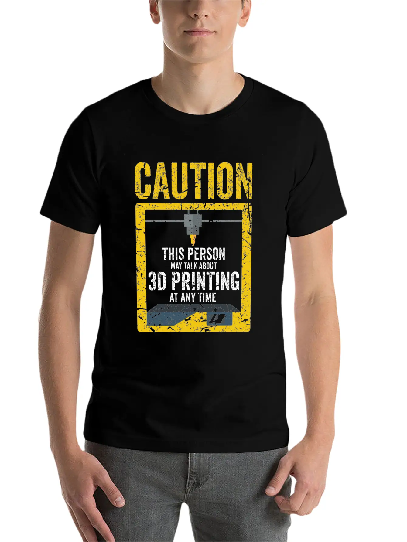 3D Printer - Talk About 3d Printing Casual Graphic T-Shirt – Simple And Comfortable Daily Wear