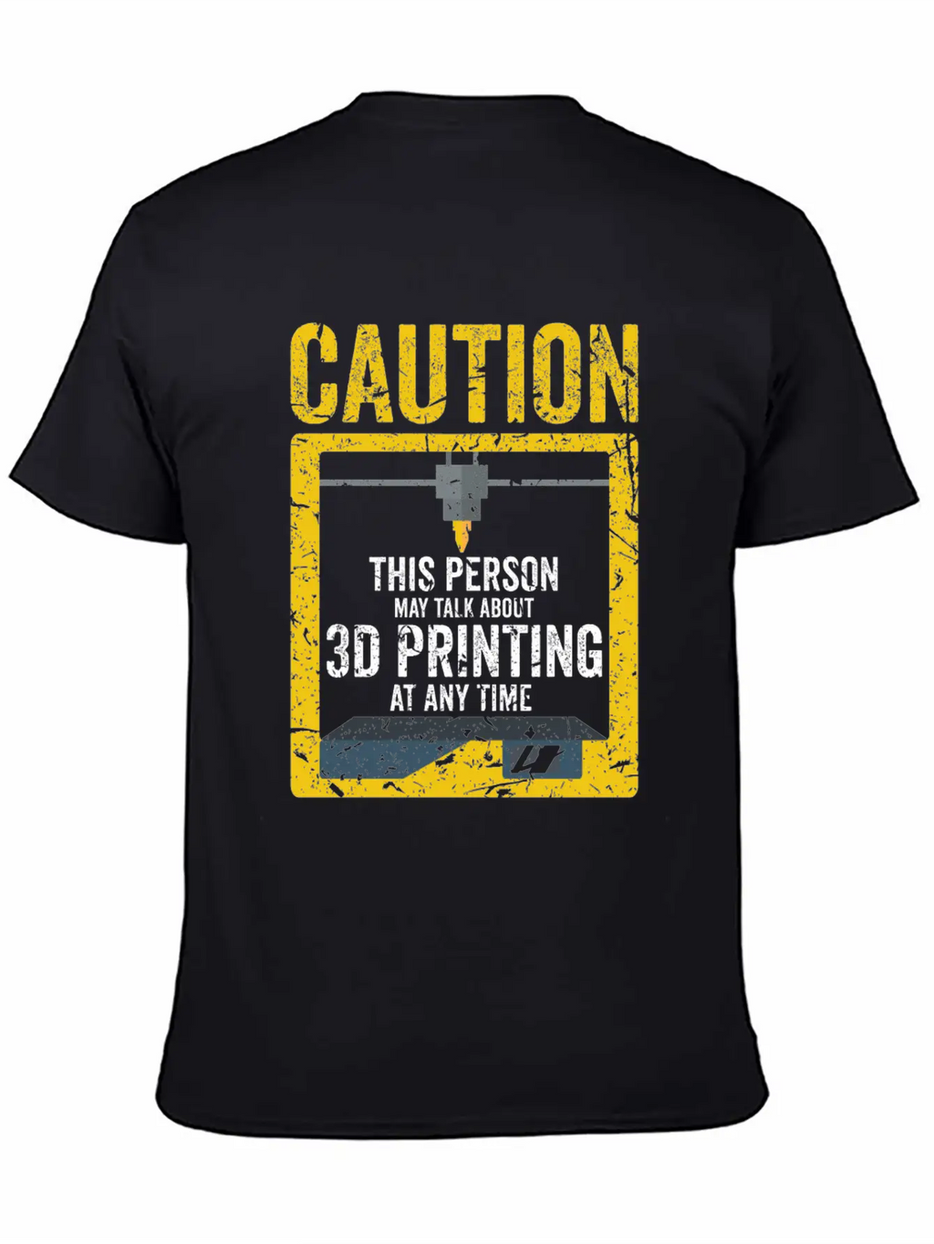 3D Printer - Talk About 3d Printing Casual Graphic T-Shirt – Simple And Comfortable Daily Wear