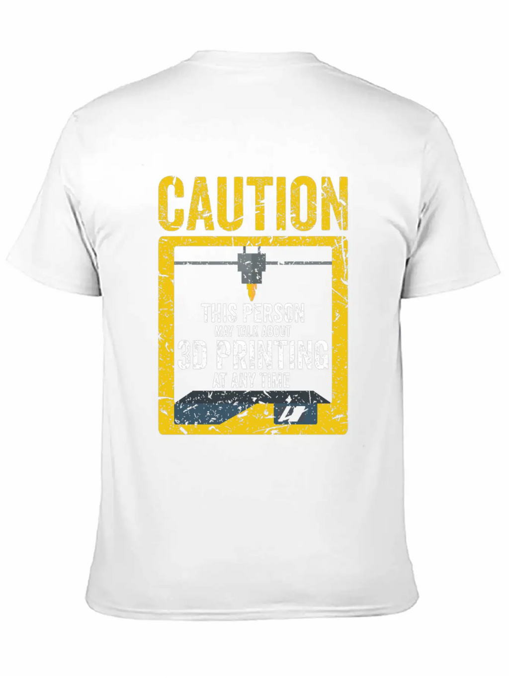 3D Printer - Talk About 3d Printing Casual Graphic T-Shirt – Simple And Comfortable Daily Wear