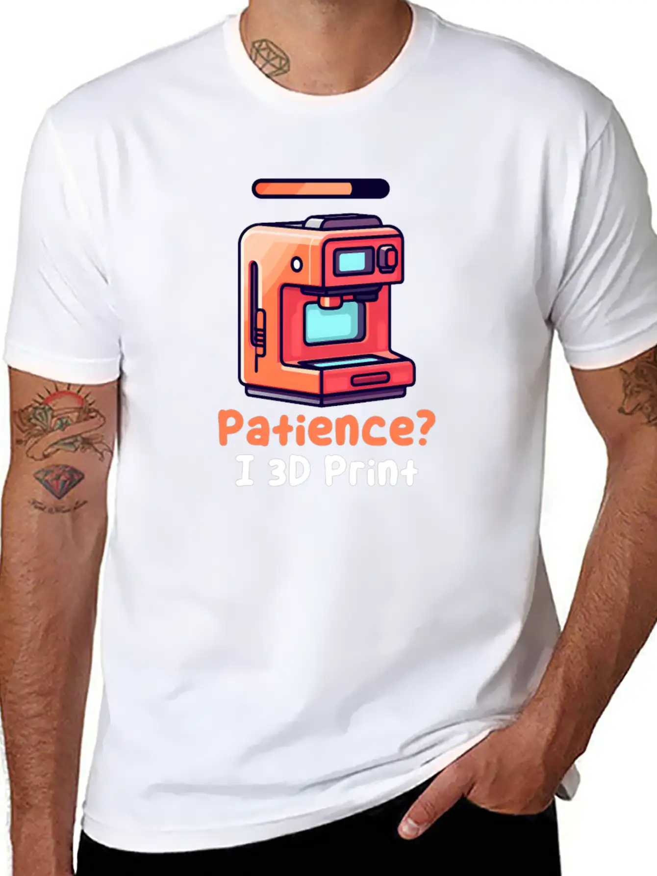 3D Printing Patience? I 3D Print Breathable Soft Cotton T-Shirt – Timeless Casual Look