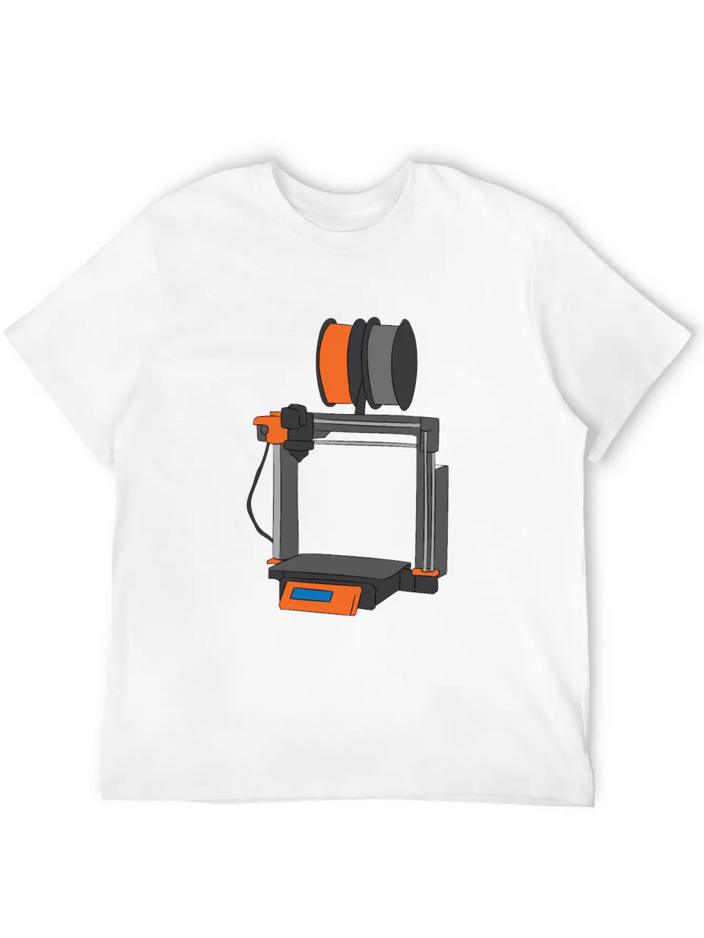 3D Printing Printer Gift Unisex Casual T-Shirt – Clean Design For Daily Comfort