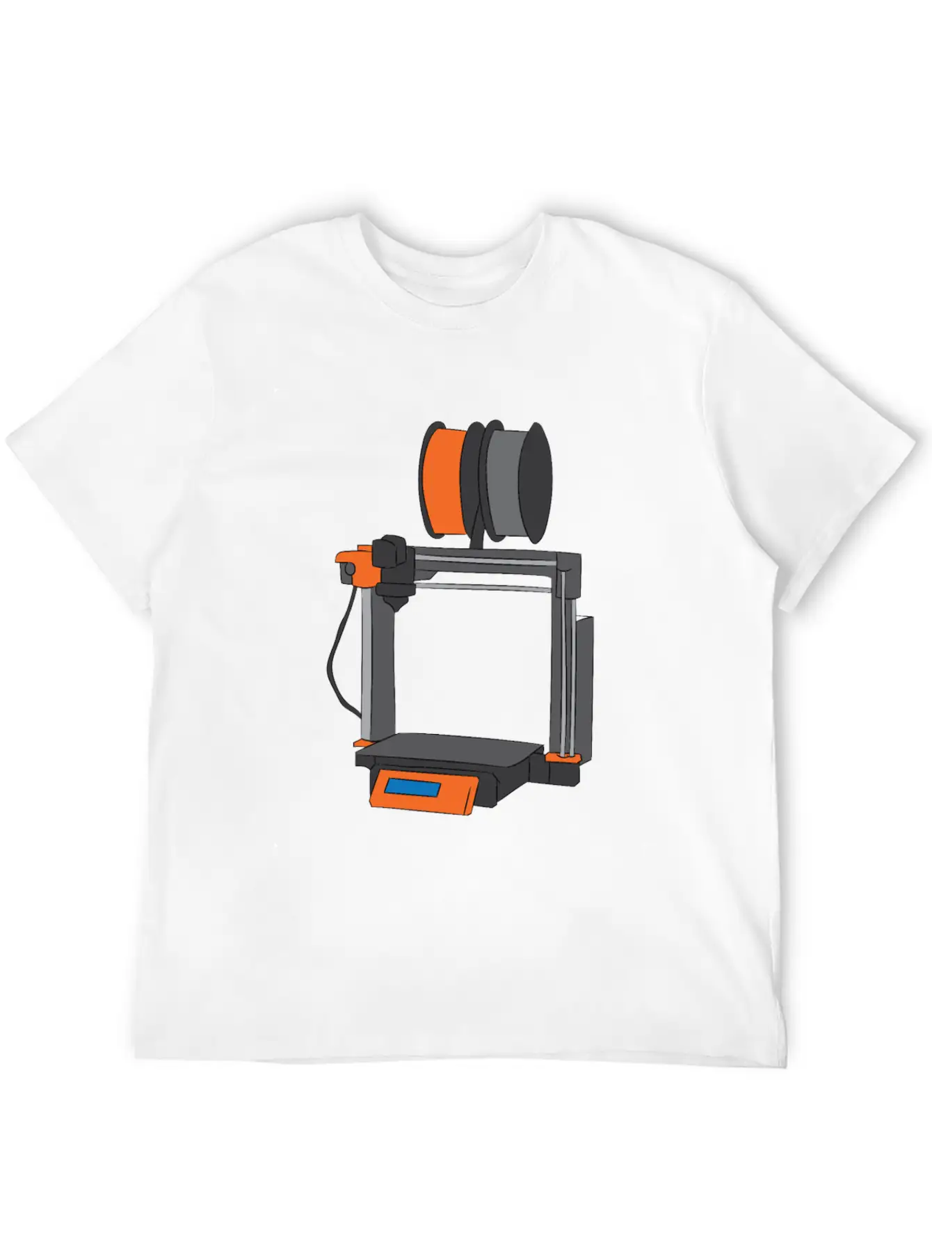 3D Printing Printer Gift Unisex Casual T-Shirt – Clean Design For Daily Comfort