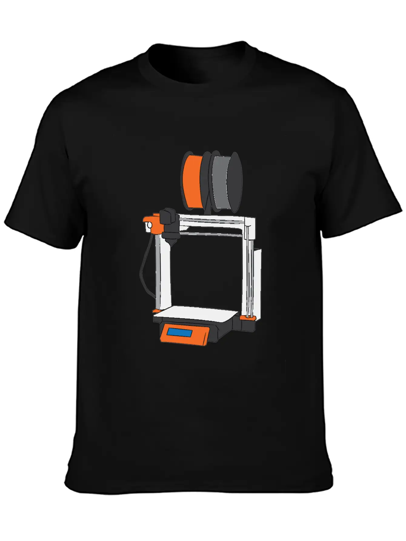 3D Printing Printer Gift Unisex Casual T-Shirt – Clean Design For Daily Comfort