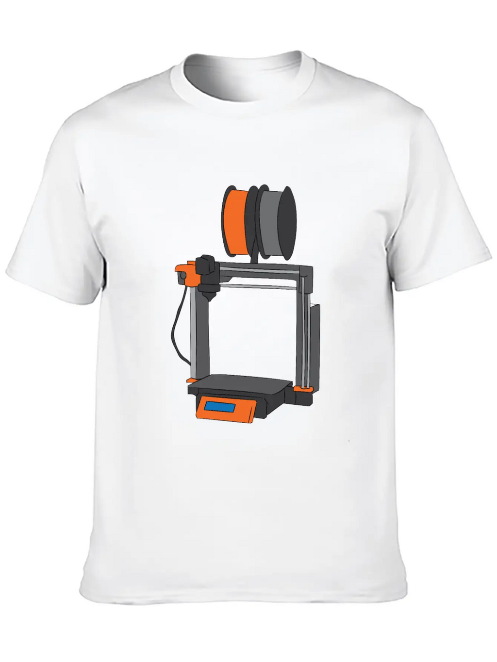 3D Printing Printer Gift Unisex Casual T-Shirt – Clean Design For Daily Comfort