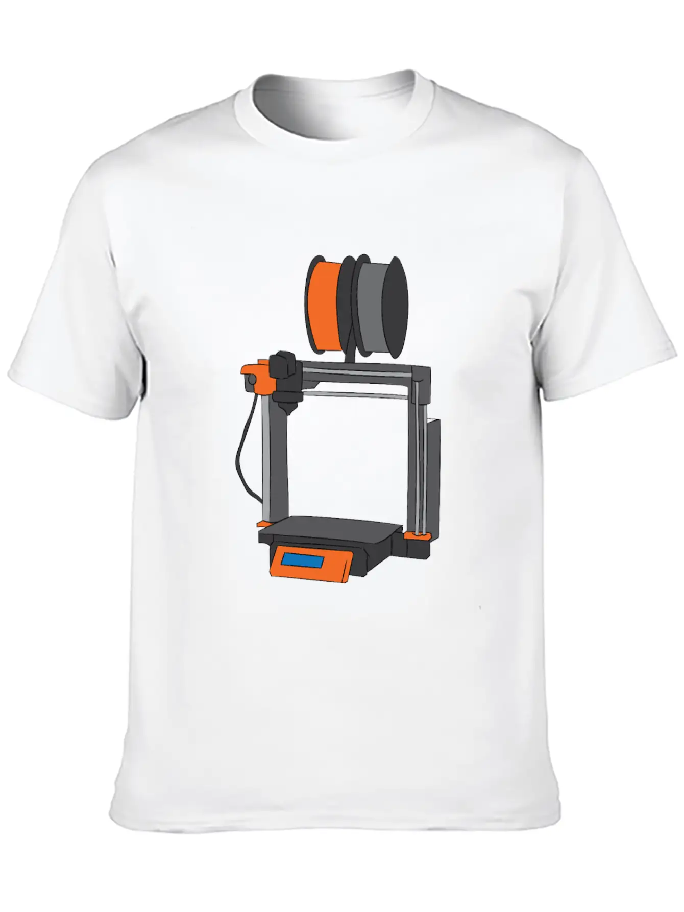 3D Printing Printer Gift Unisex Casual T-Shirt – Clean Design For Daily Comfort