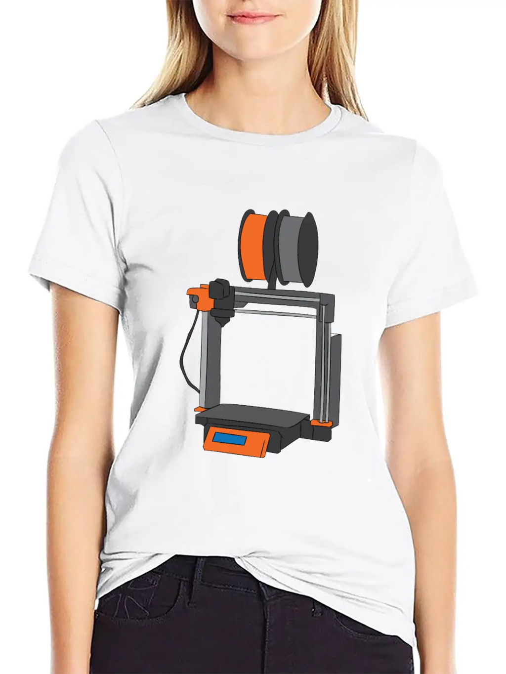 3D Printing Printer Gift Unisex Casual T-Shirt – Clean Design For Daily Comfort