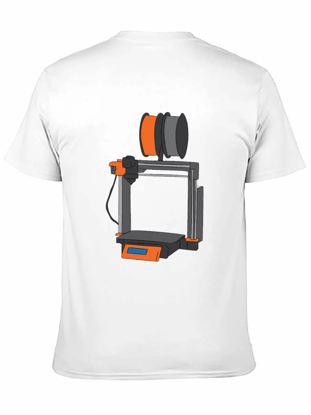3D Printing Printer Gift Unisex Casual T-Shirt – Clean Design For Daily Comfort