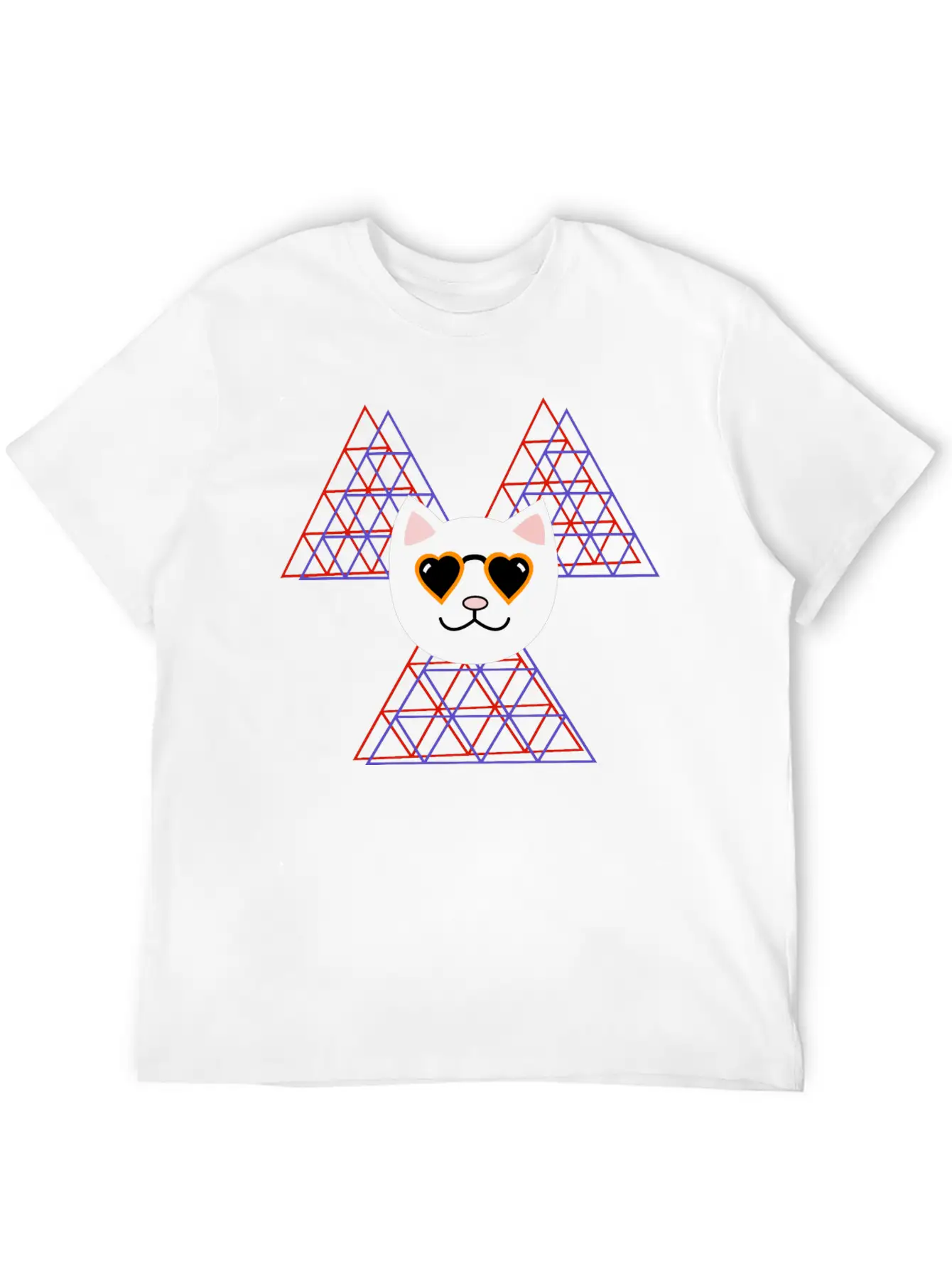 3D Space COOL FUNNY Cat Unisex Casual T-Shirt – Clean Design For Daily Comfort
