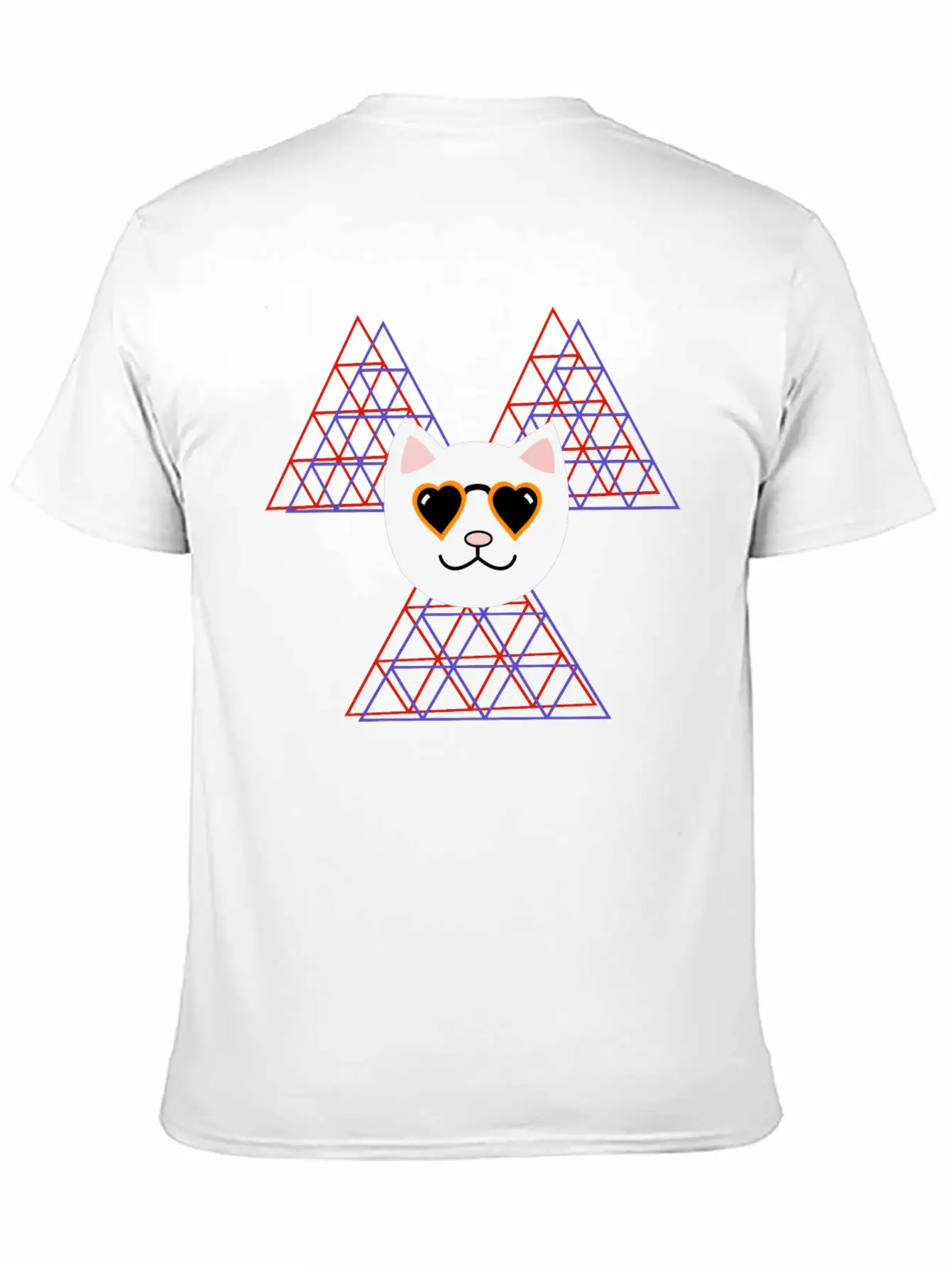 3D Space COOL FUNNY Cat Unisex Casual T-Shirt – Clean Design For Daily Comfort