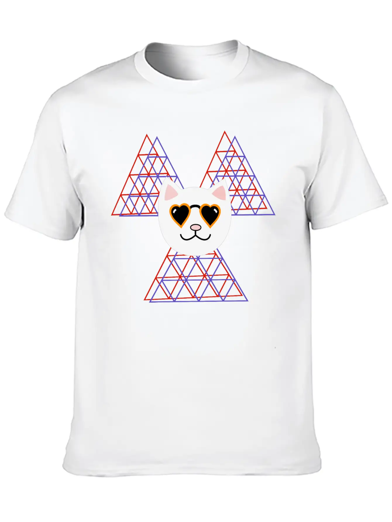 3D Space COOL FUNNY Cat Unisex Casual T-Shirt – Clean Design For Daily Comfort